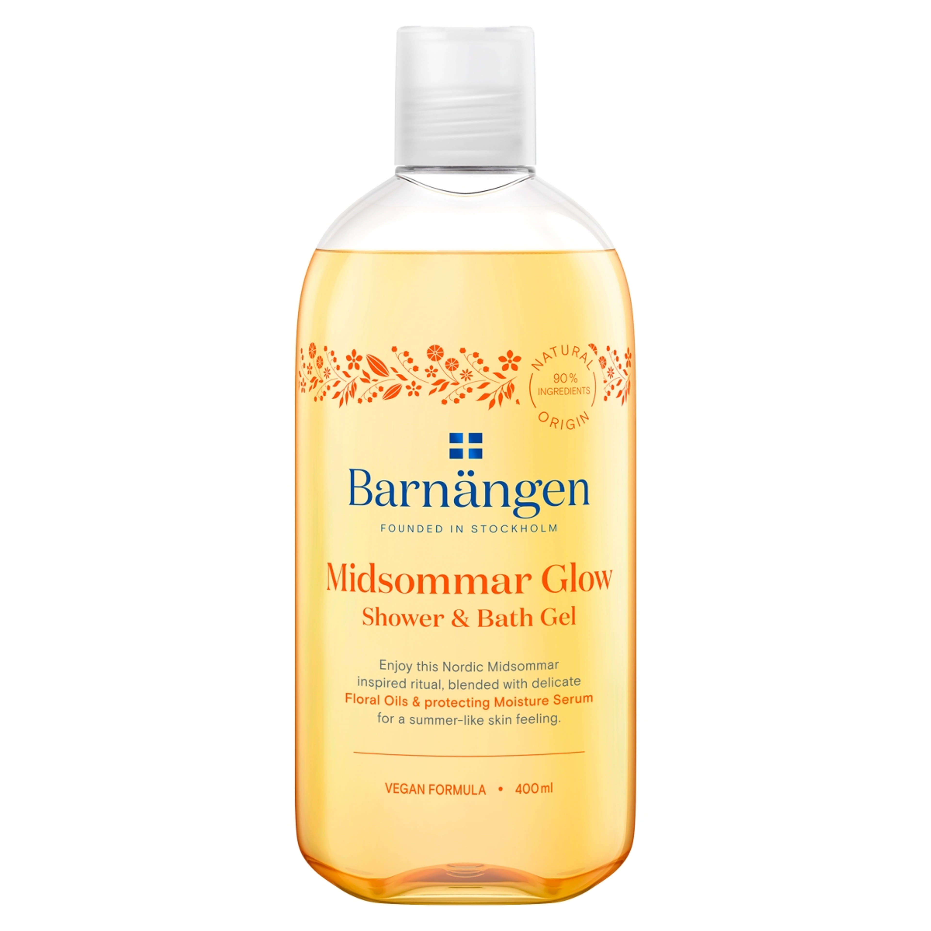 Barnangen Midsommar Glow tus- és habfürdő - 400 ml