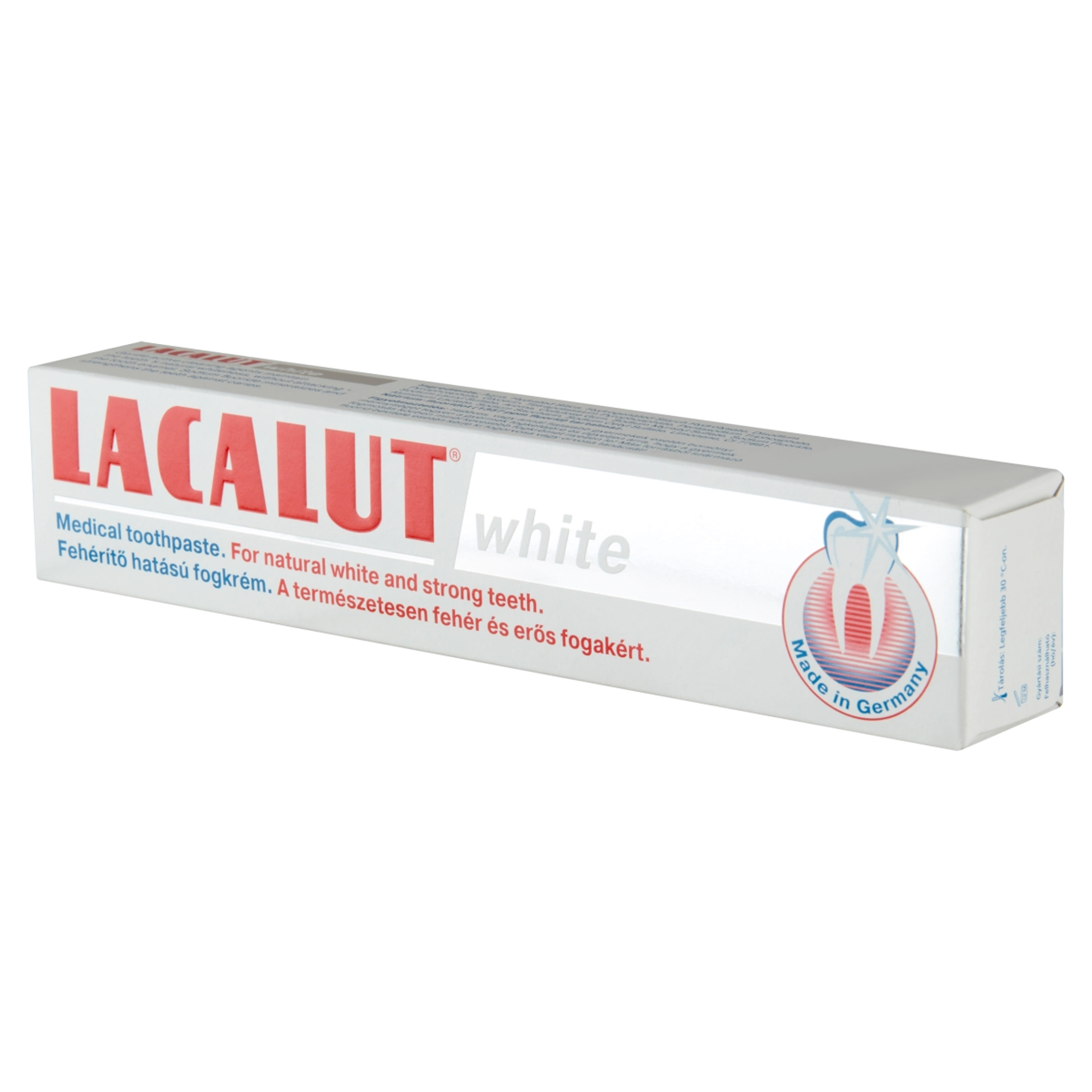 Lacalut White Fehéríto Hatású fogkrém - 75 ml-3