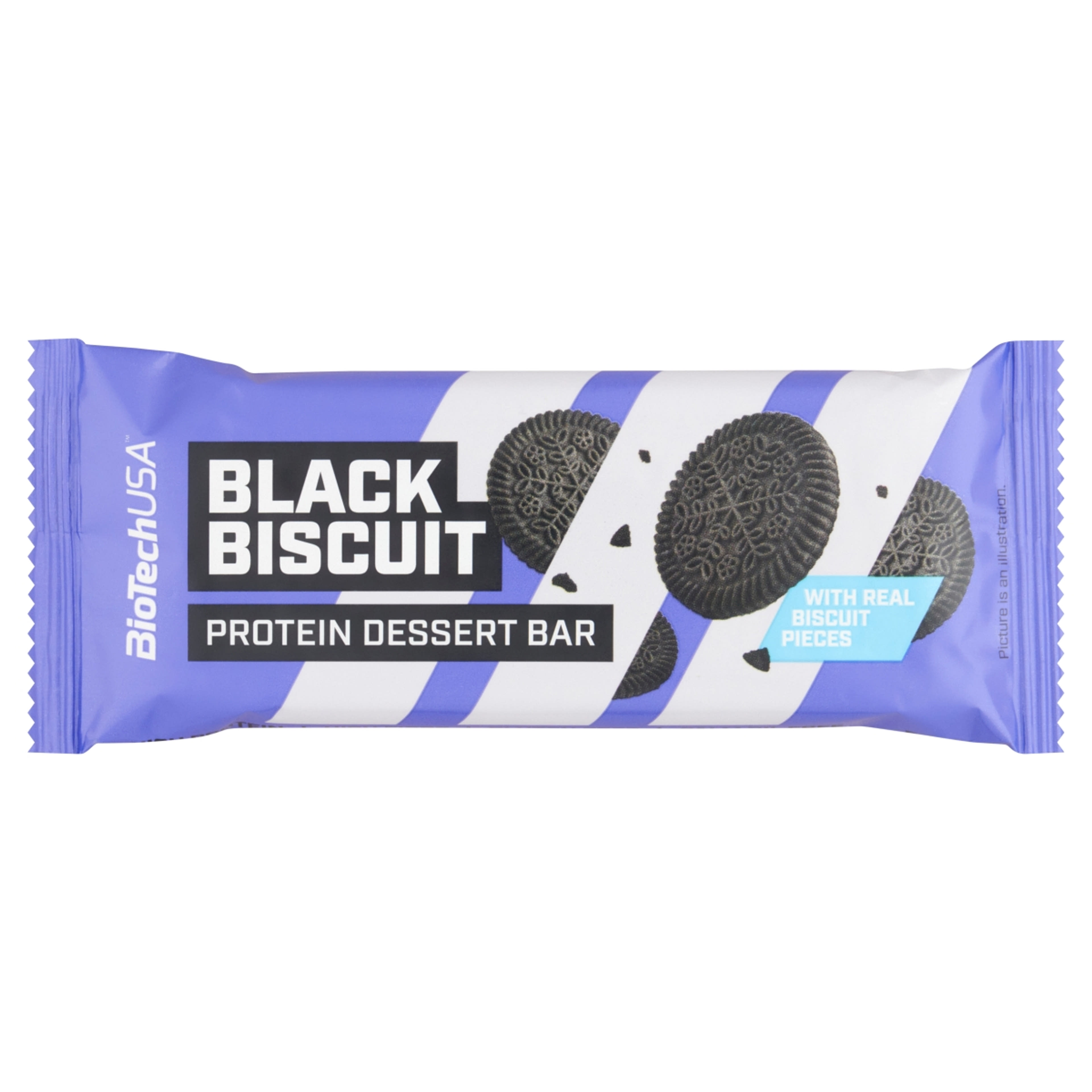 BioTechUSA Protein Dessert bar, black biscuit - 50 g