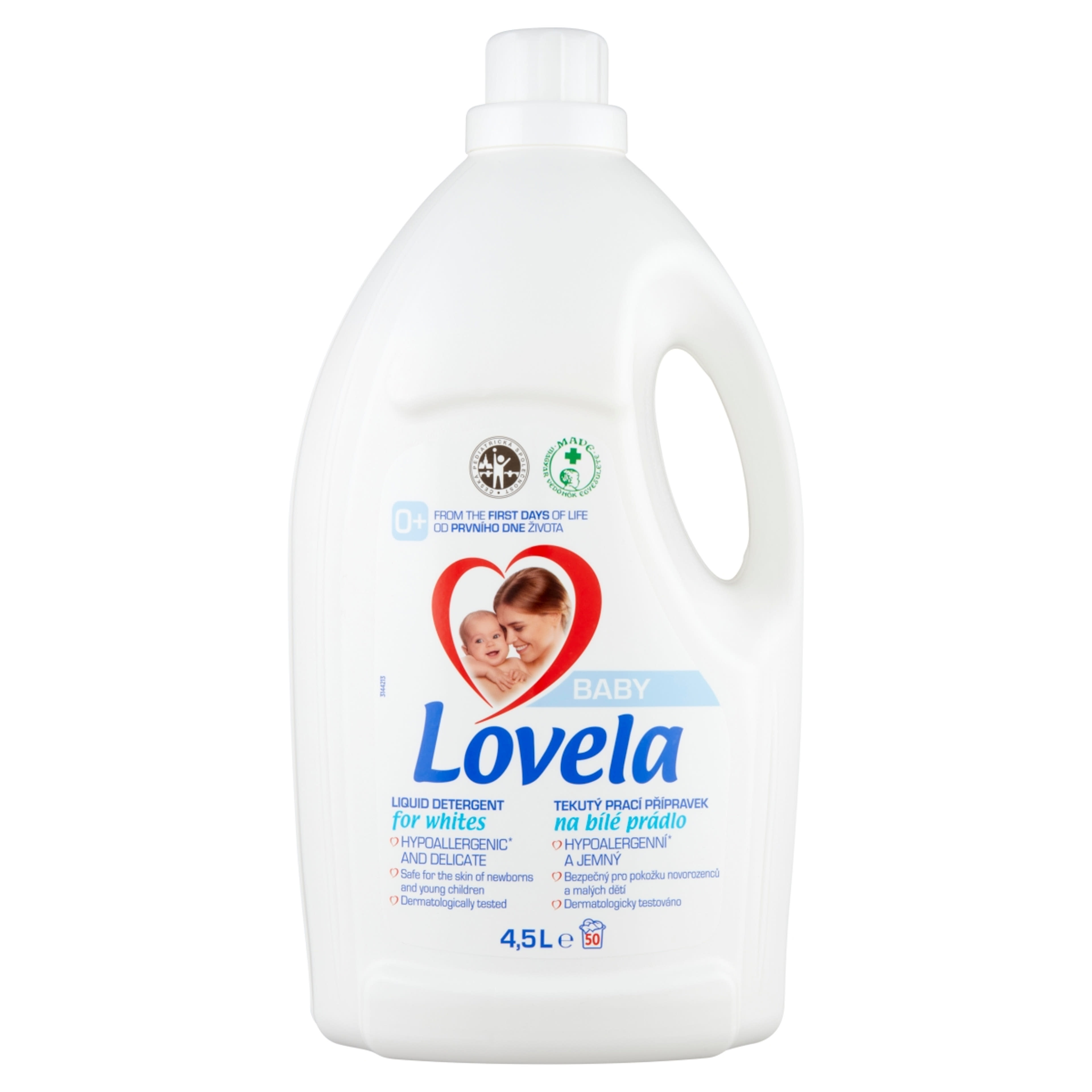 Lovela Baby folyékony mosószer fehér ruhákhoz 50 mosás - 4500 ml