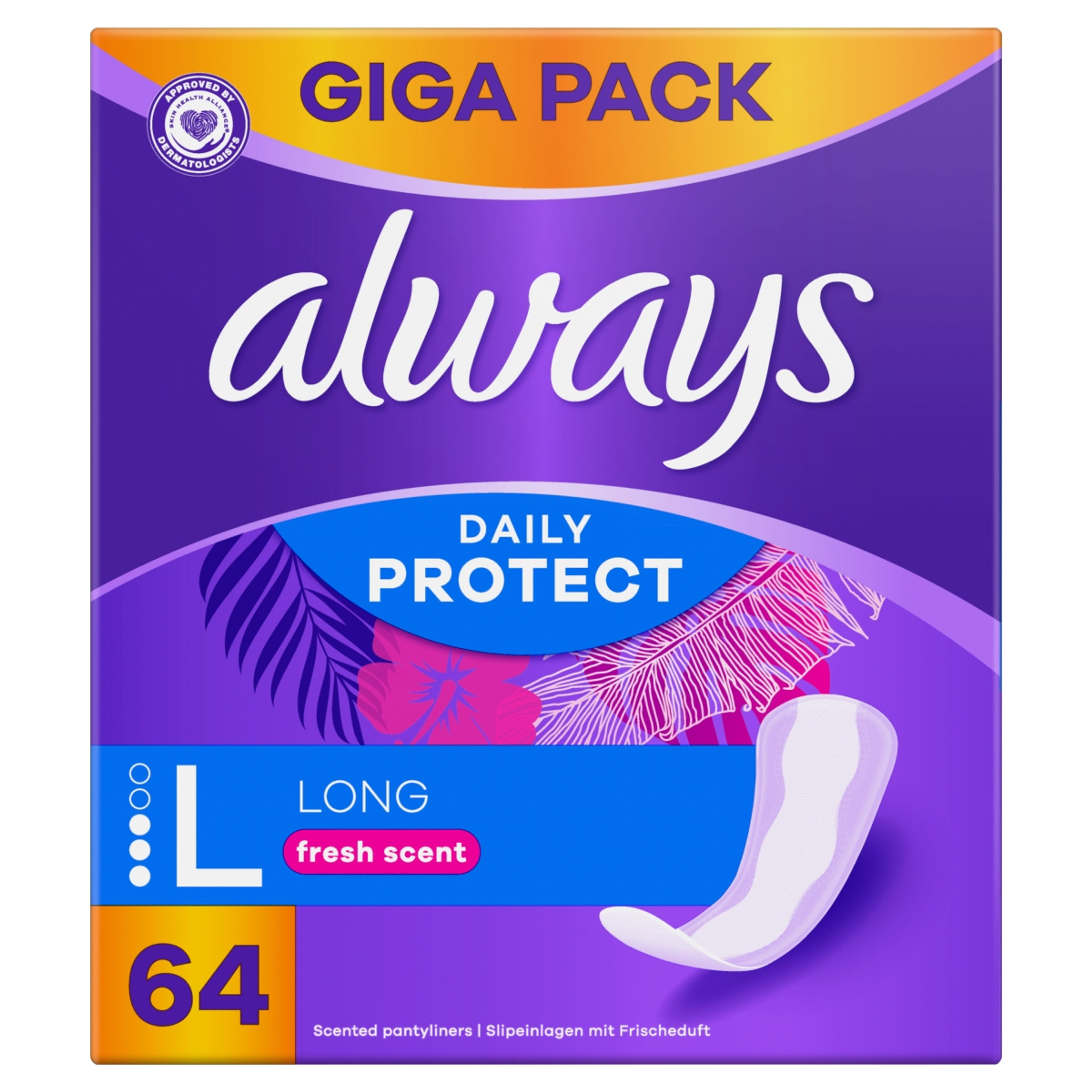 Always Daily Protect Long Deo tisztasági betét - 64 db