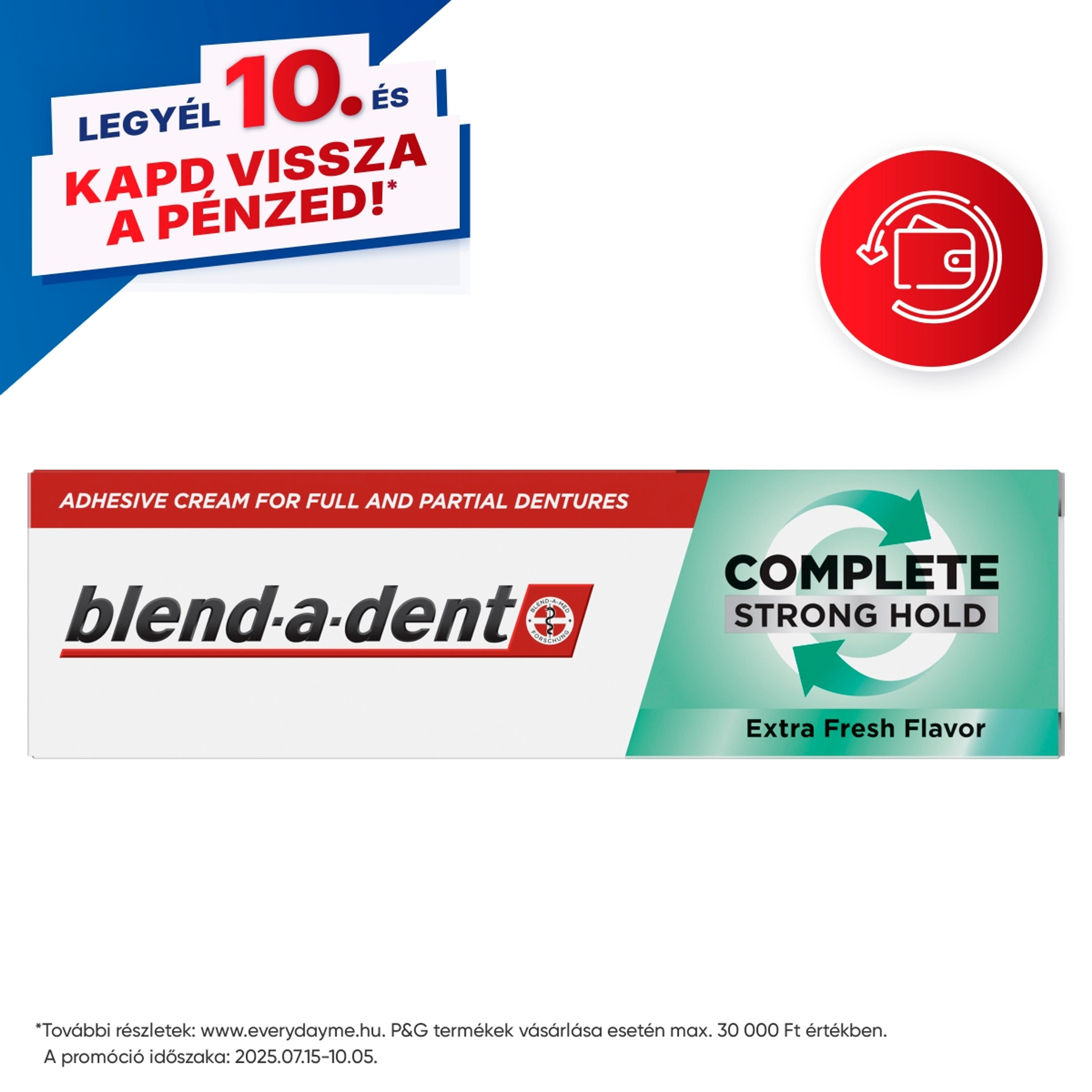 Blend-A-Dent Complete Fresh műfogsorragasztó - 47 g