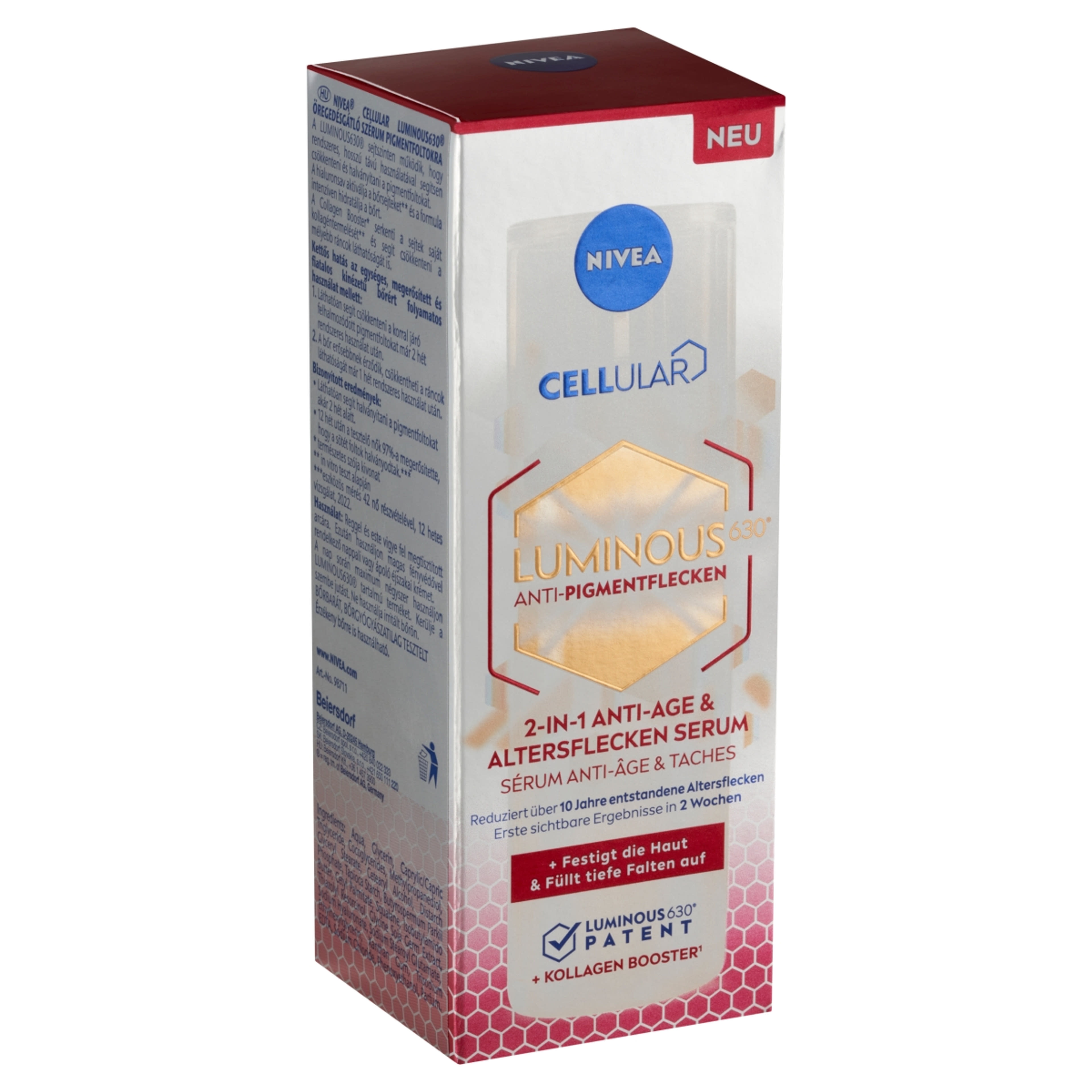 Nivea Cellular Luminous 630 Anti-Age pigmentfoltok elleni szérum - 30 ml-3