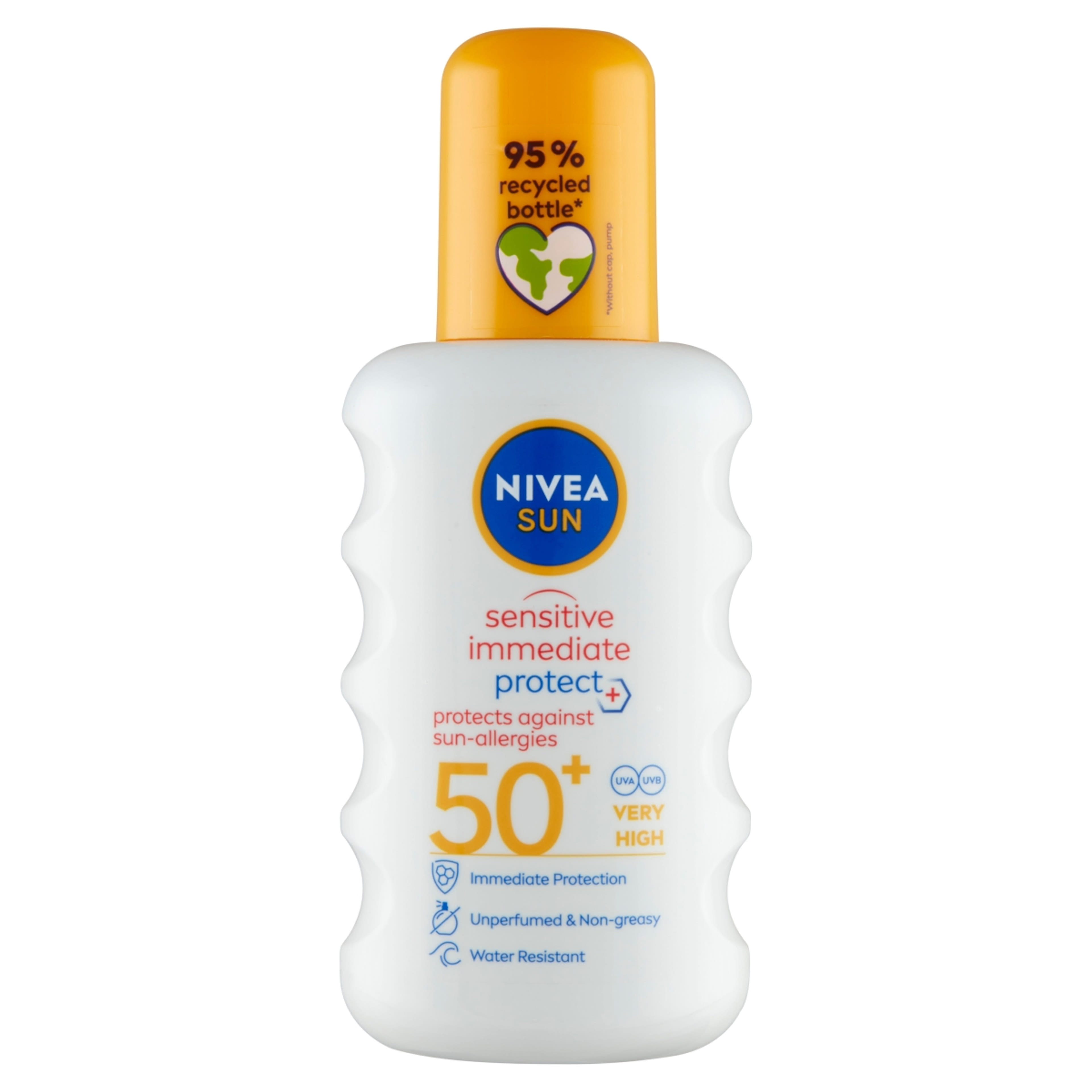 Nivea Sun napallergia elleni napozó spray F50+ - 200 ml-2