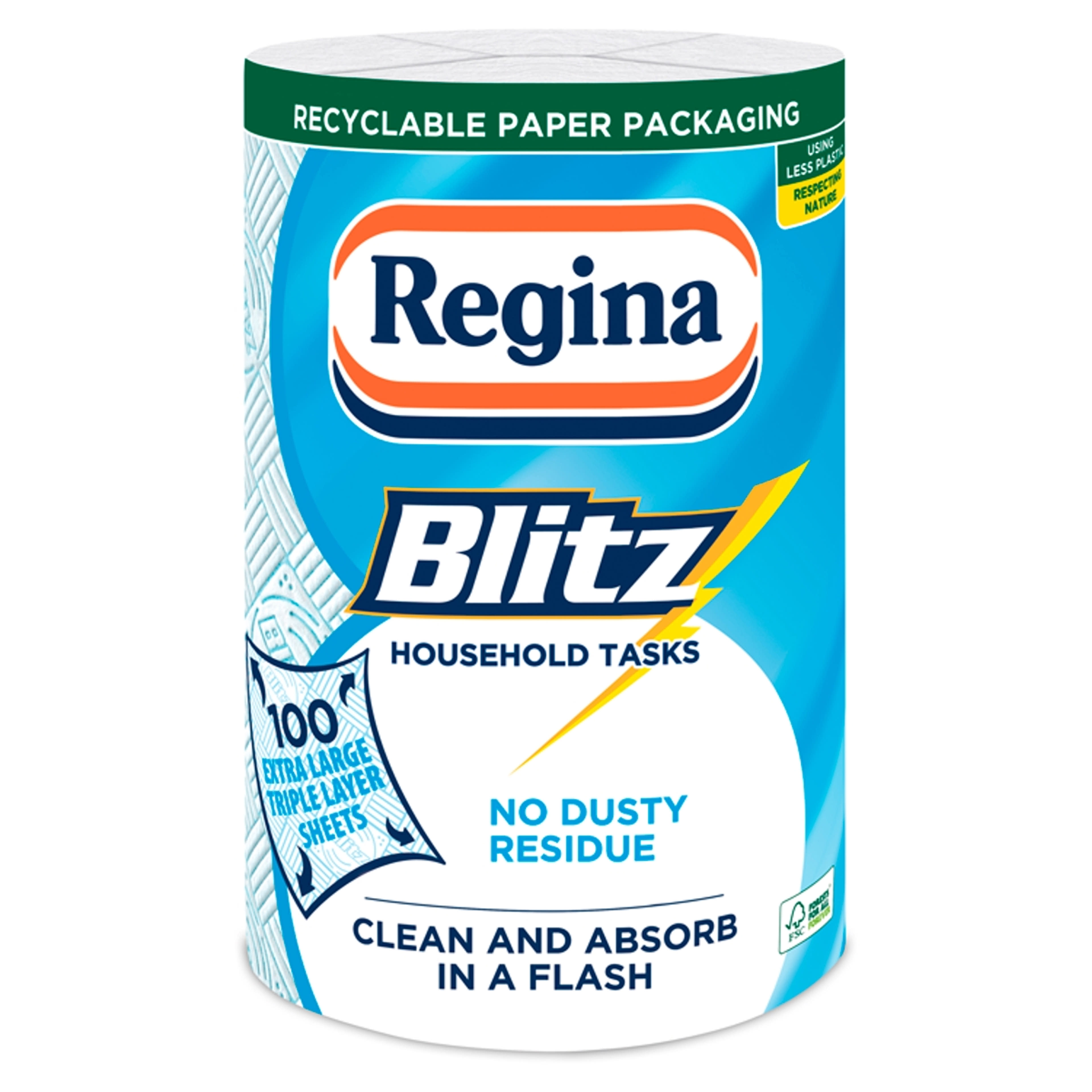 Regina Blitz, 3 rétegű háztartási papírtörlő - 1 db