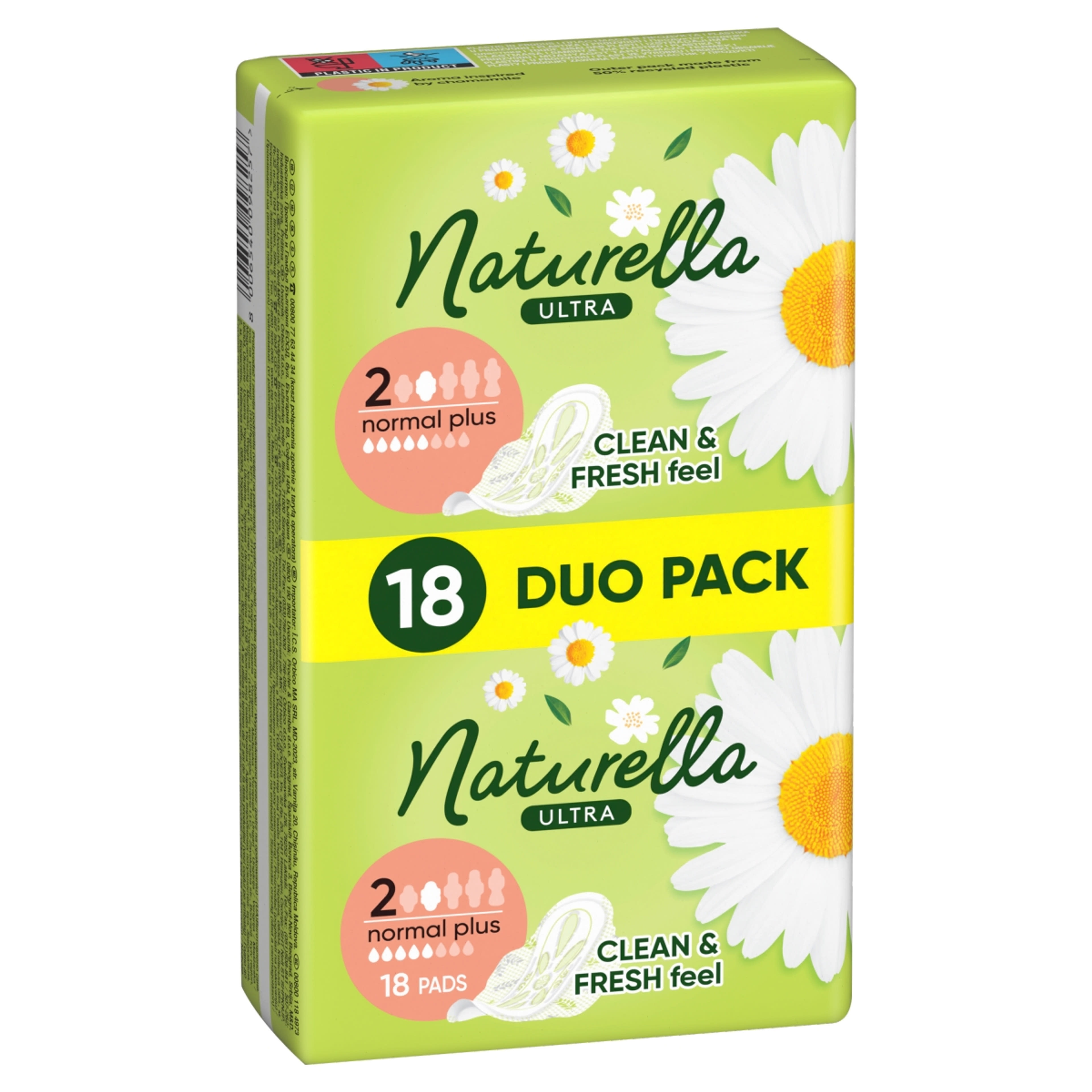 Naturella Ultra Normal Plus egészségügyi betét - 18 db-2