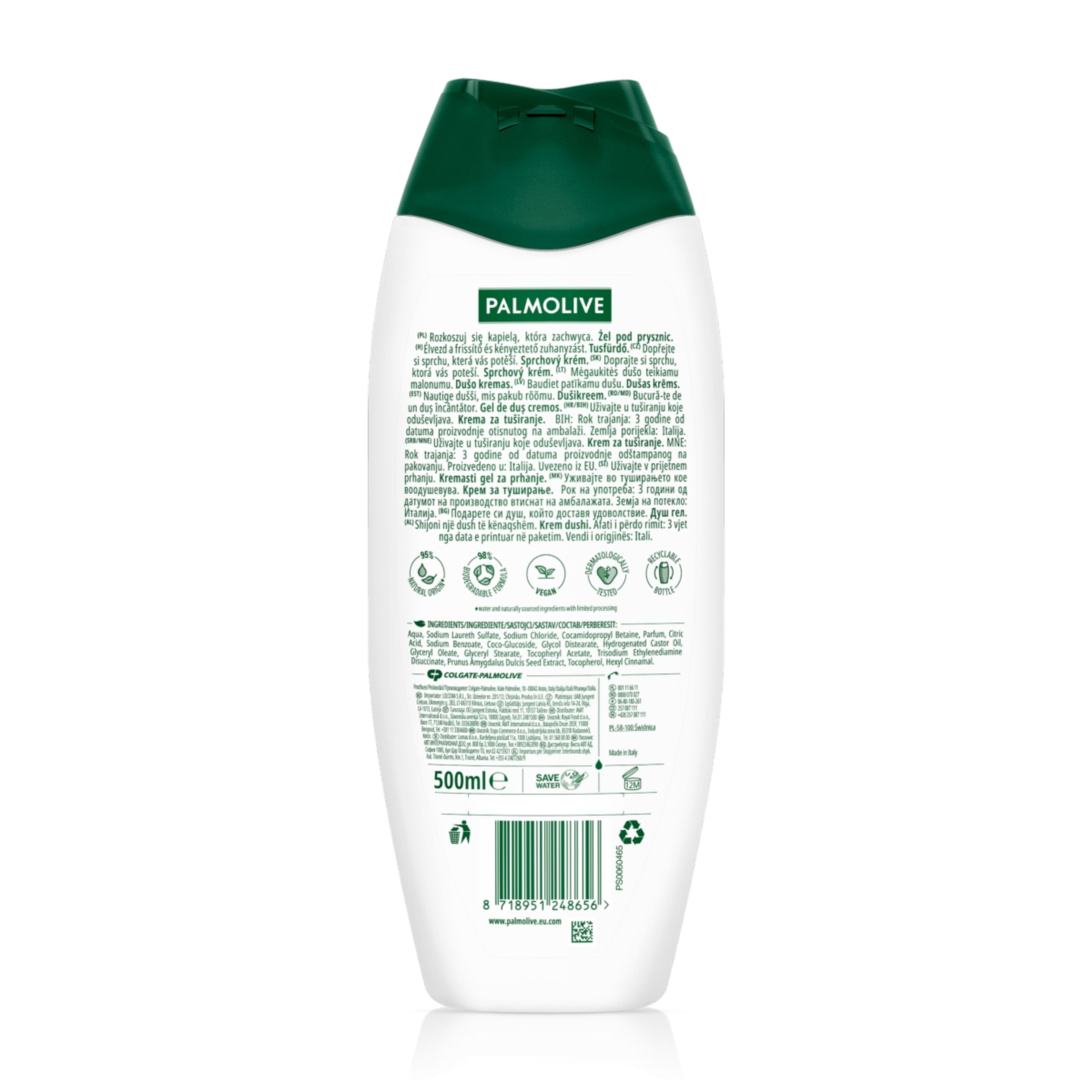 Palmolive Naturals Sensitive Skin Milk Proteins tusfürdő - 500 ml-2