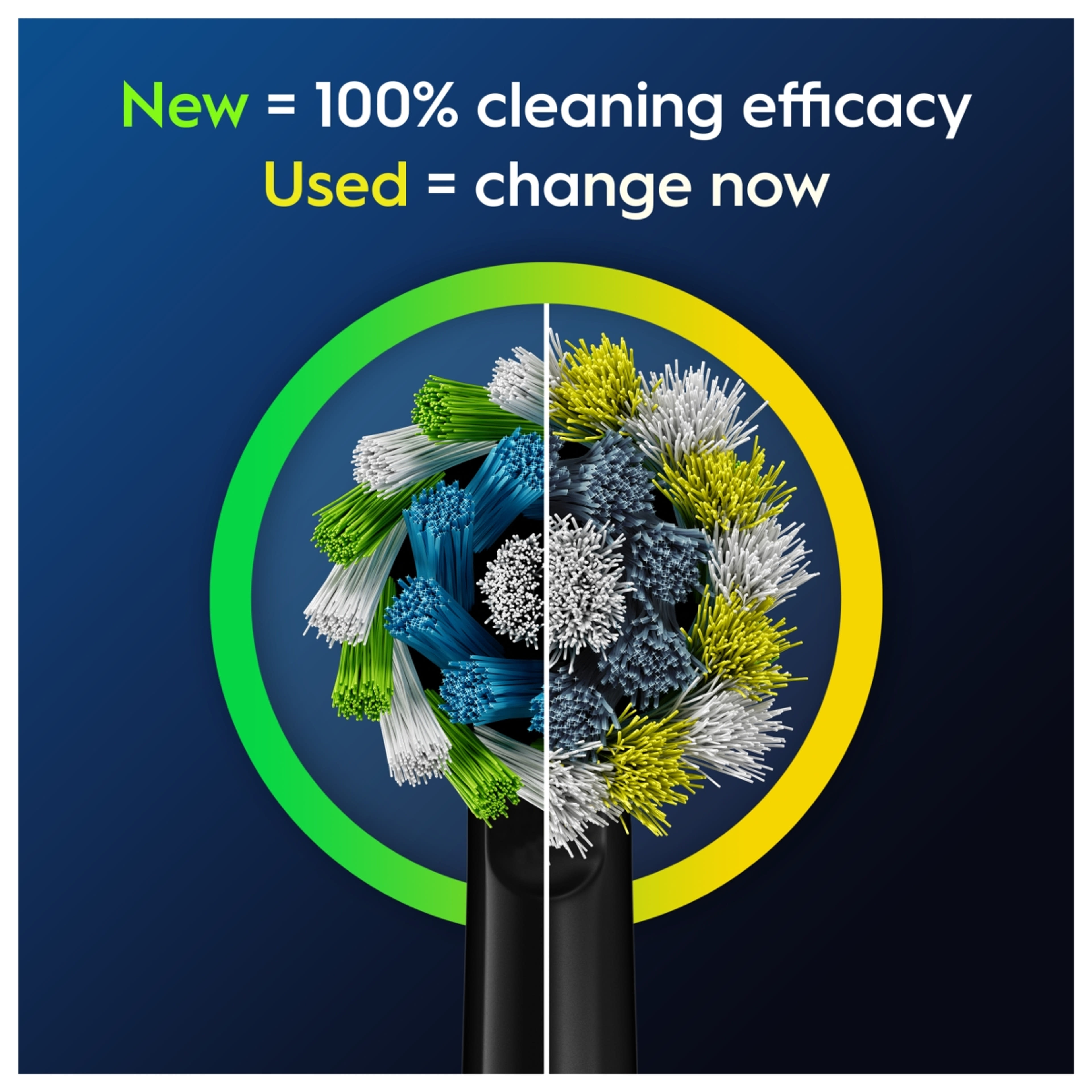 Oral-B Pro Cross Action fogkefefej /fekete - 4 db-8