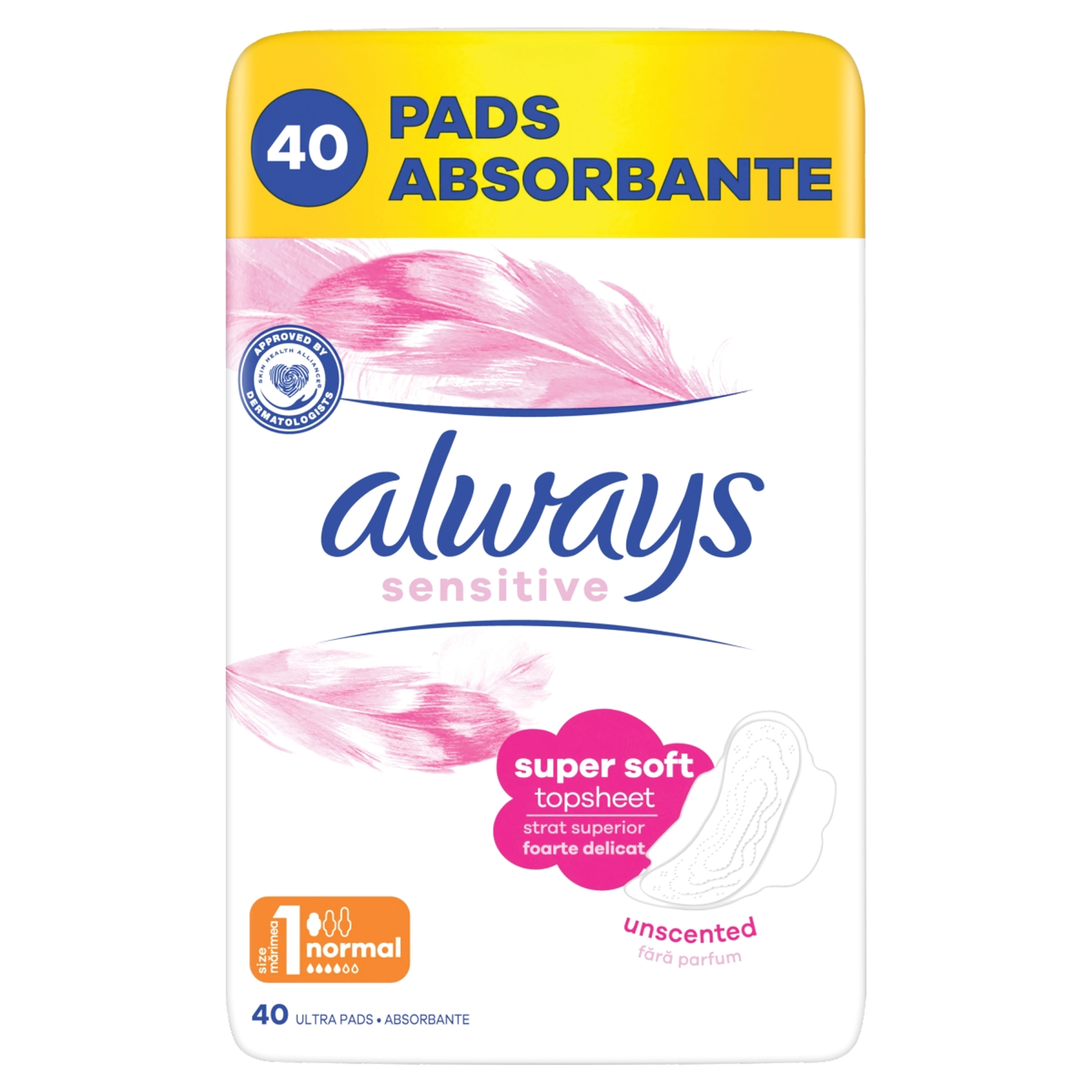 Always Ultra Sensitive Normal Plus egészségügyi betét -  40 db