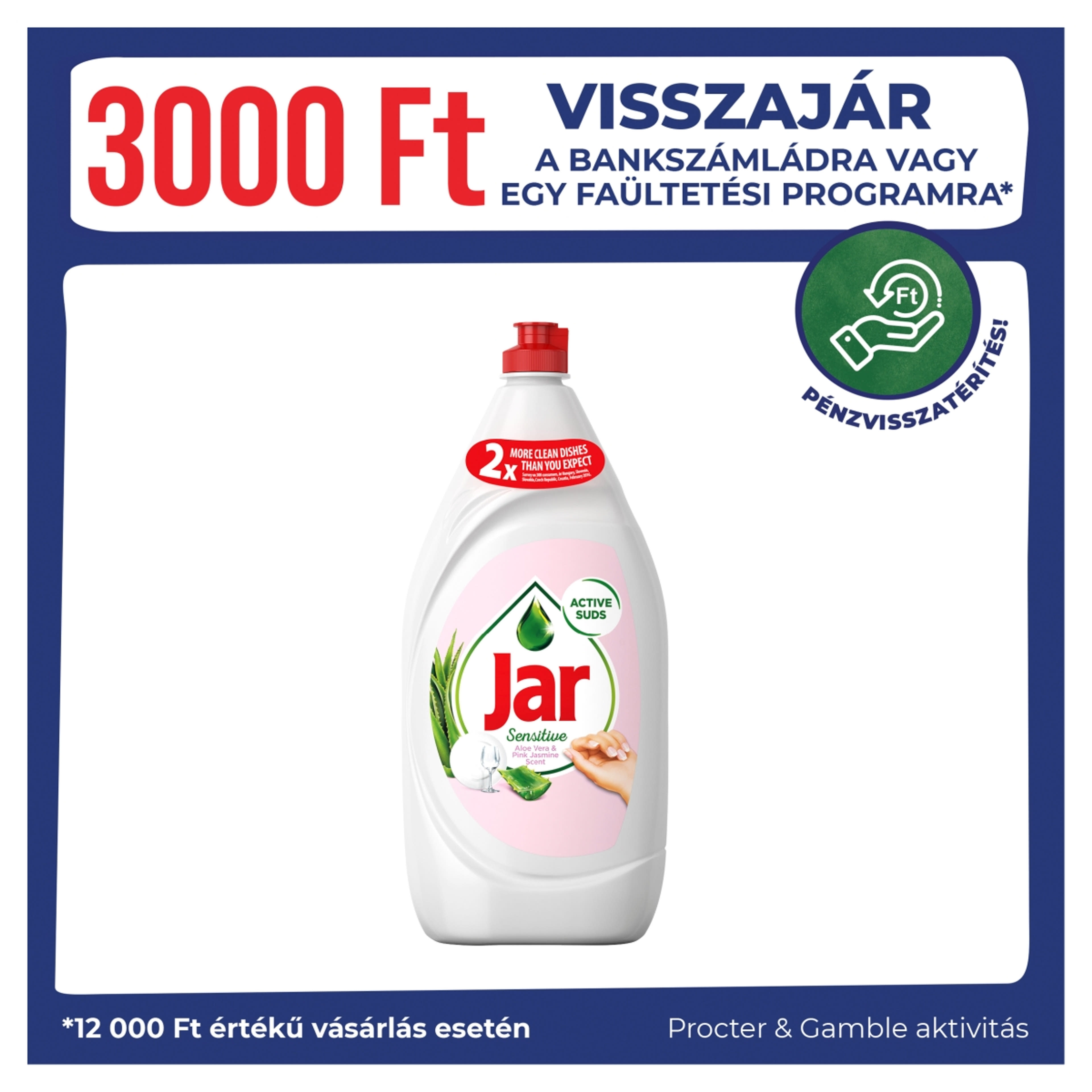 Jar aloe vera & jazmin mosogatószer - 1350 ml-1