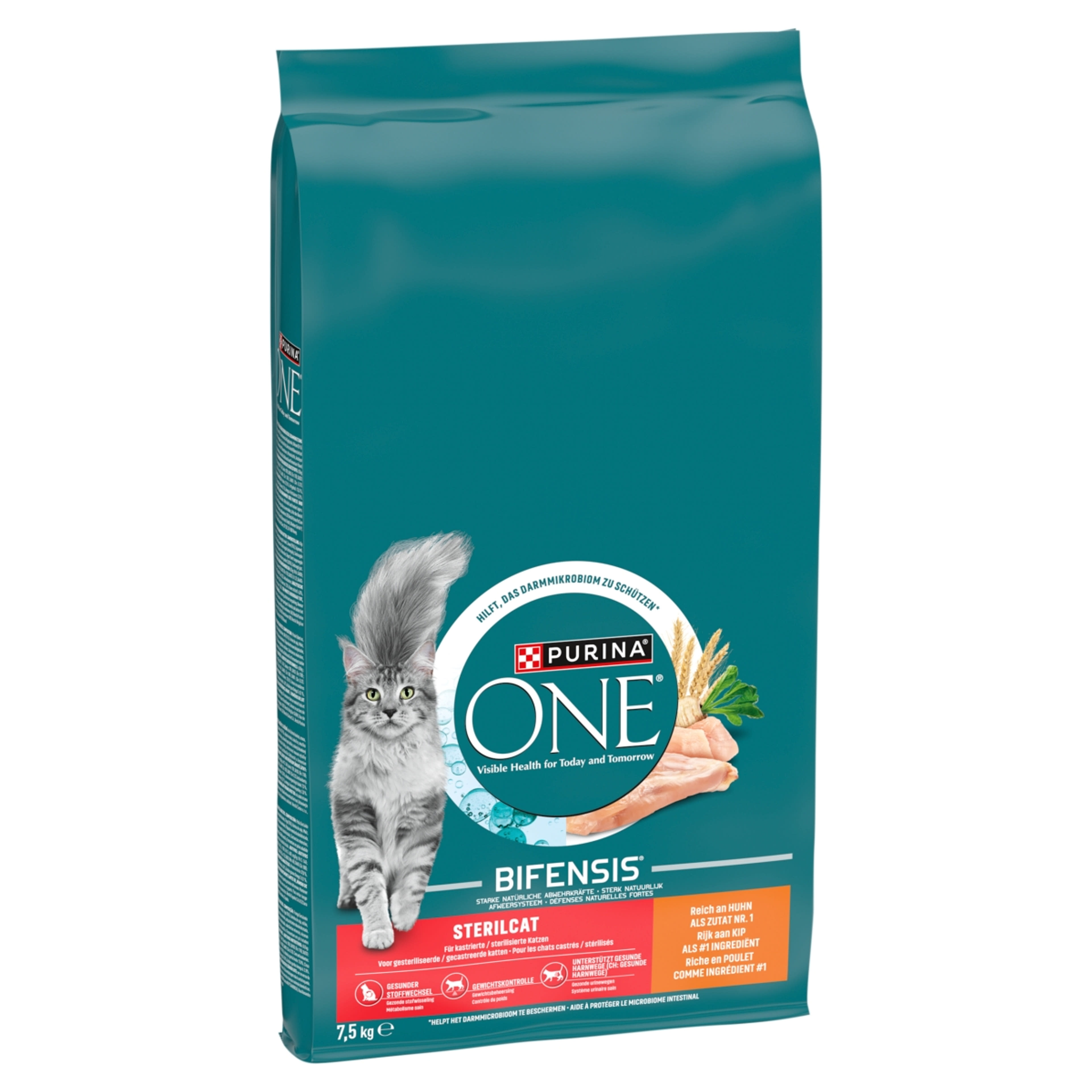 Purina One StarilCat száraz macskaeledel csirkével és búzával 7,5 kg - 1 db-2