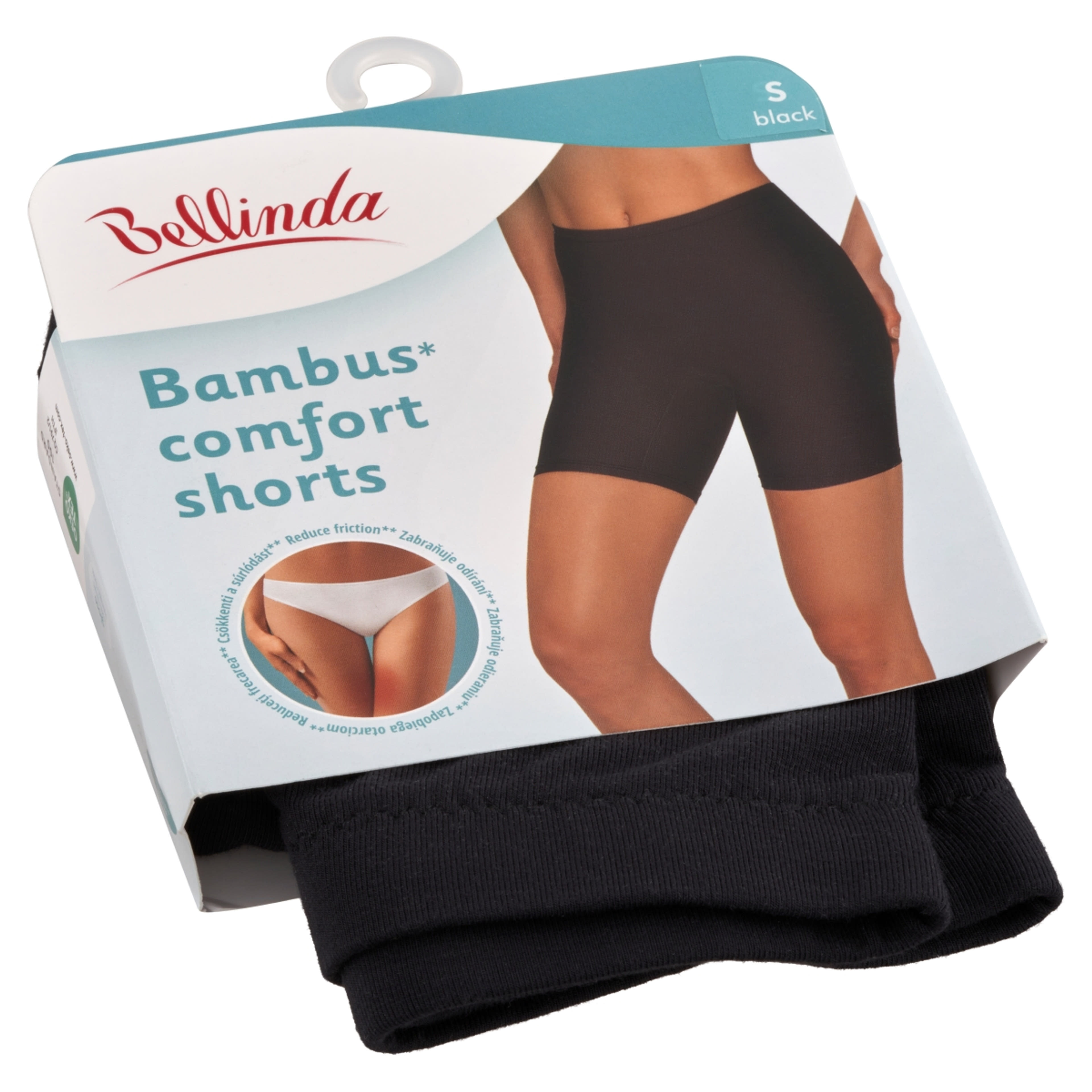 Bellinda Bambus Comfort short fekete S-es méret - 1 db-2