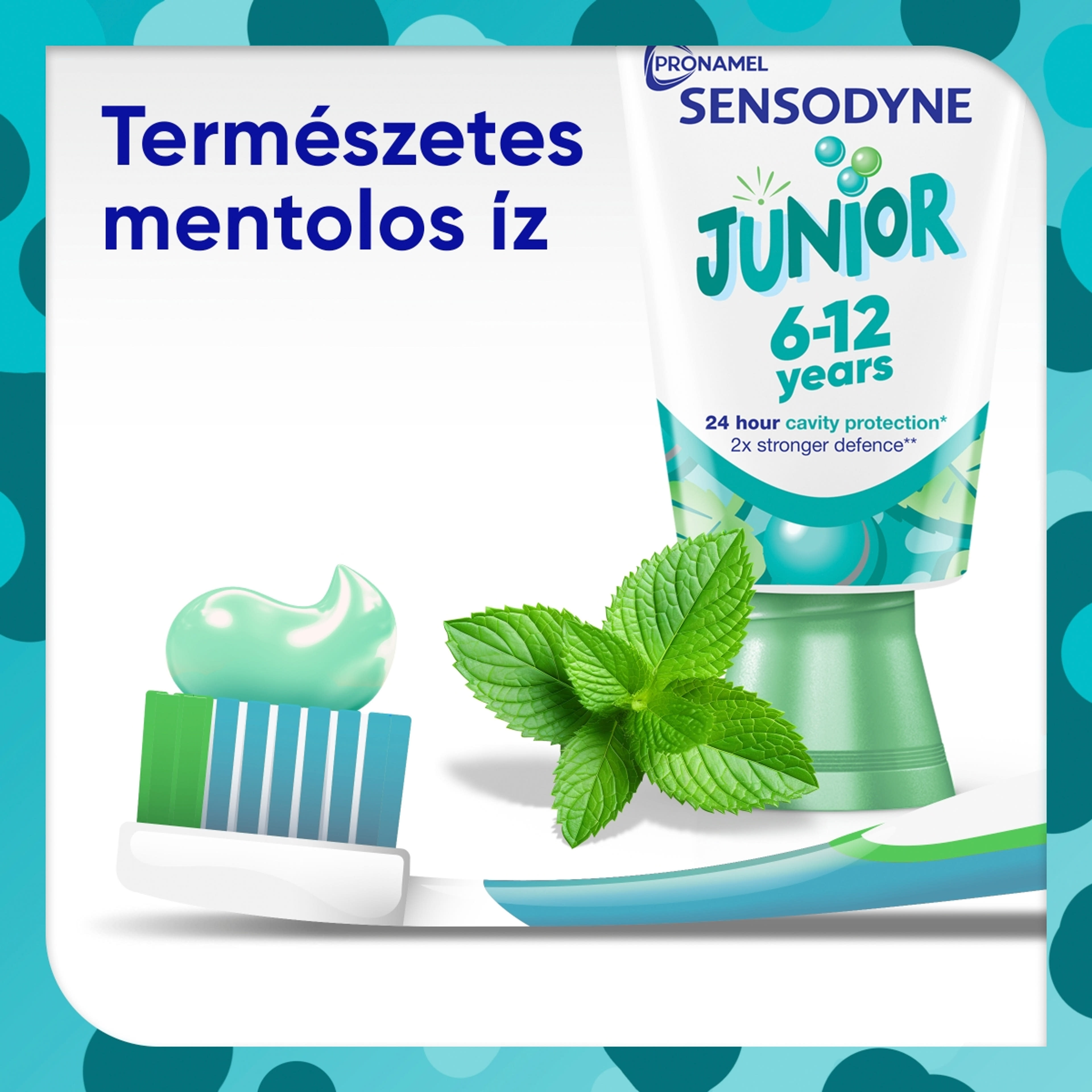 Sensodyne Pronamel Junior fluoridos fogkrém mentolos ízű 6-12 éves korig - 50 ml-6