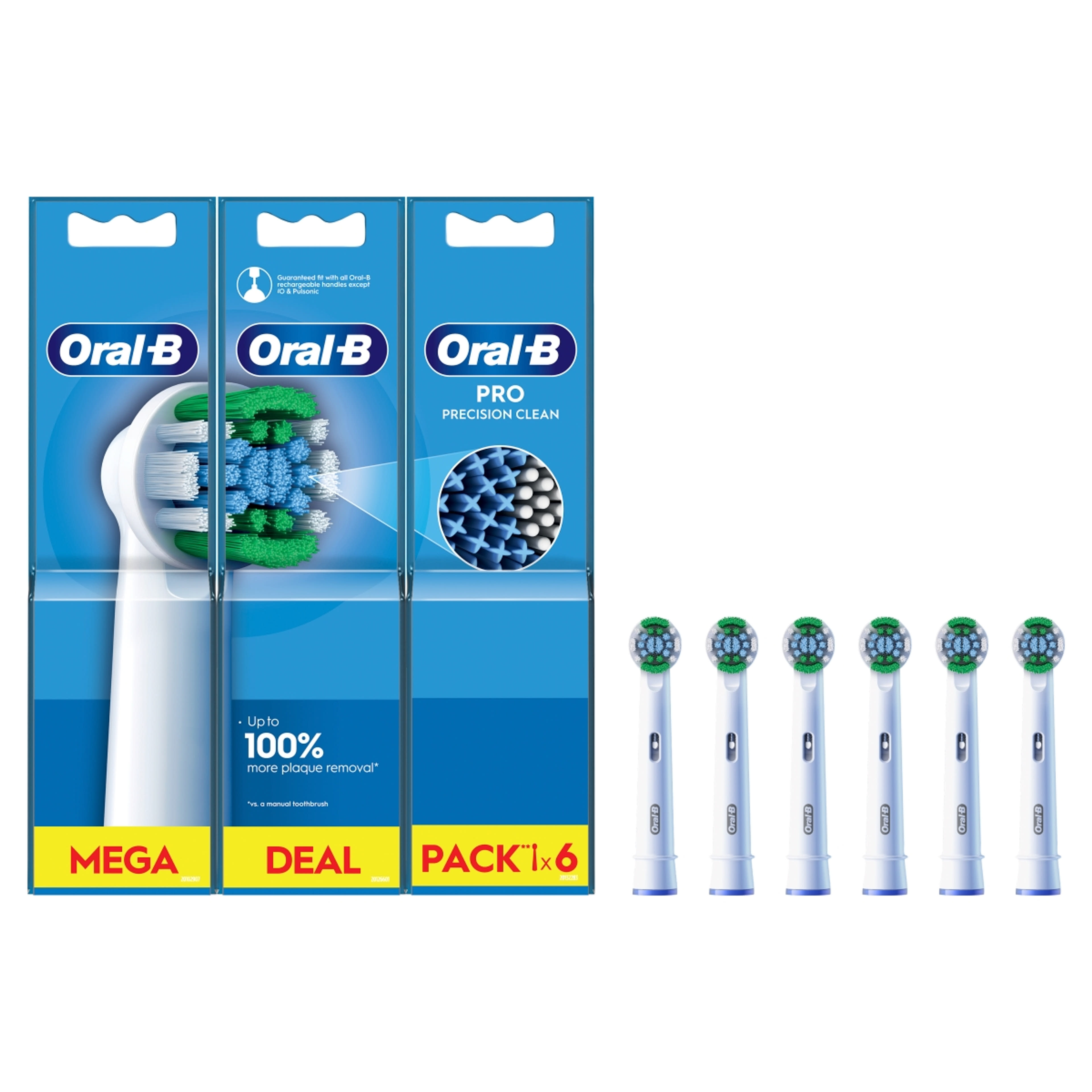 Oral-B Pro Precision Clean elektromos fogkefe pótfej - 6 db-2