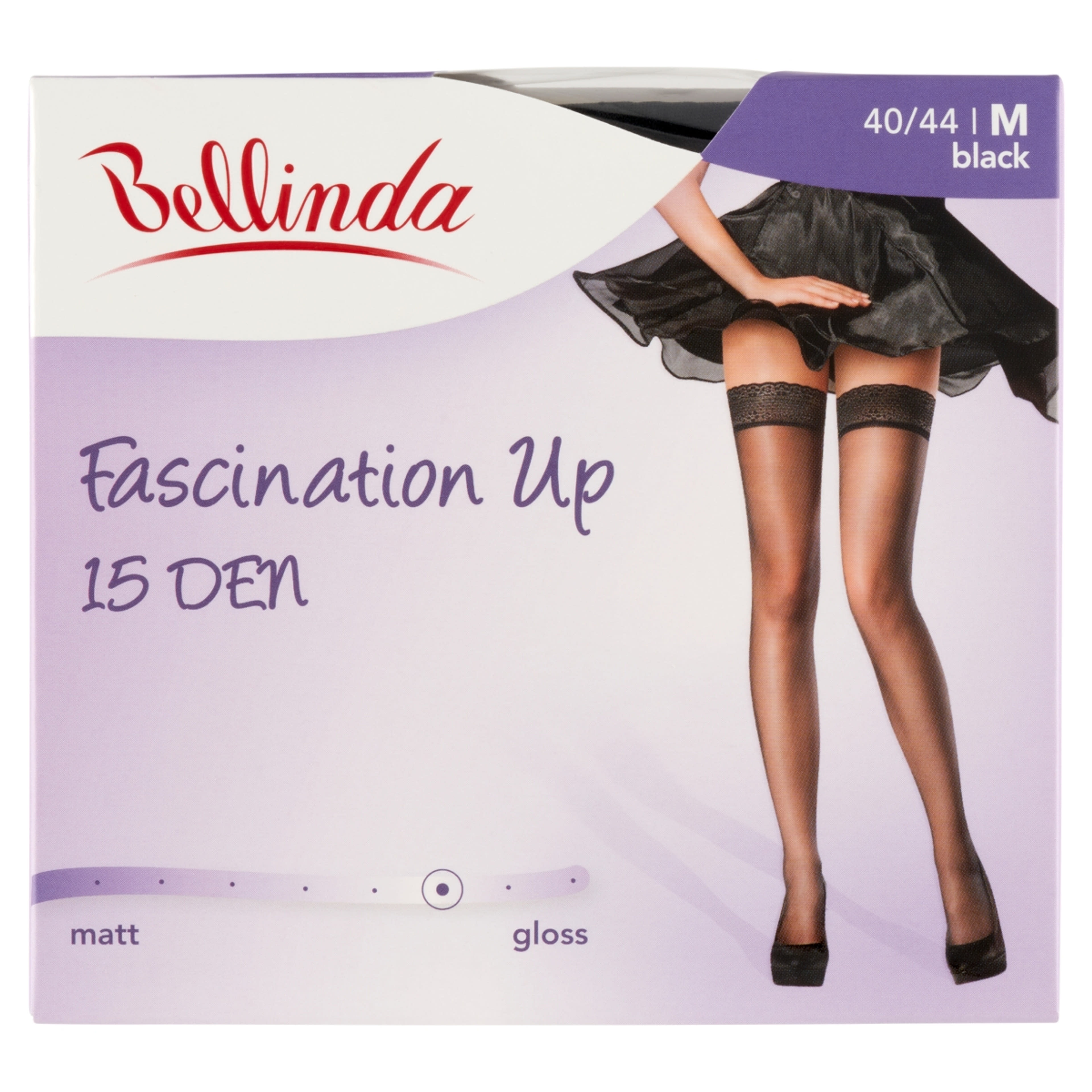 Bellinda Fascination 15 Den Fekete M Combfix - 1 db-1