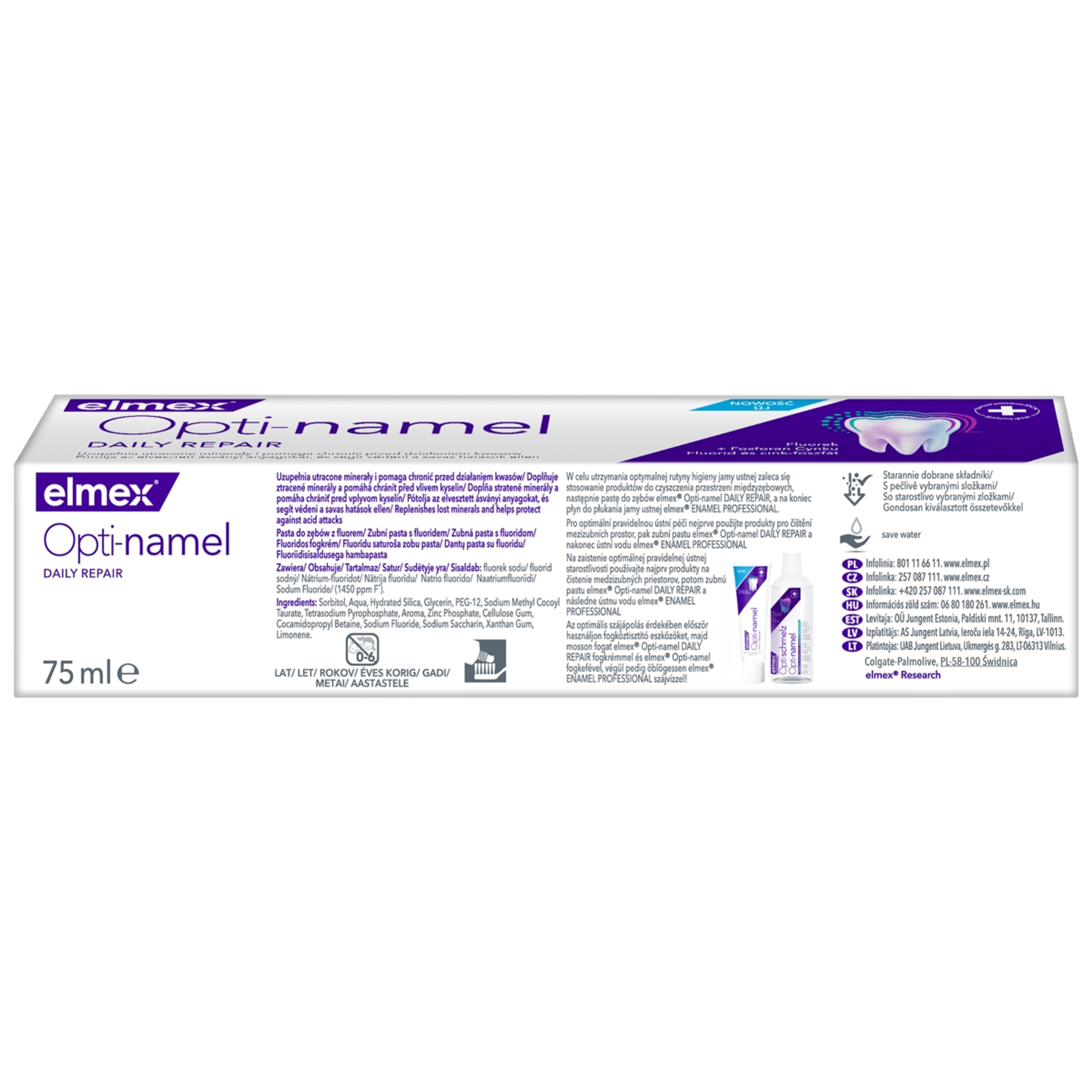 Elmex Opti-Namel Daily Repair fogkrém - 75 ml-4