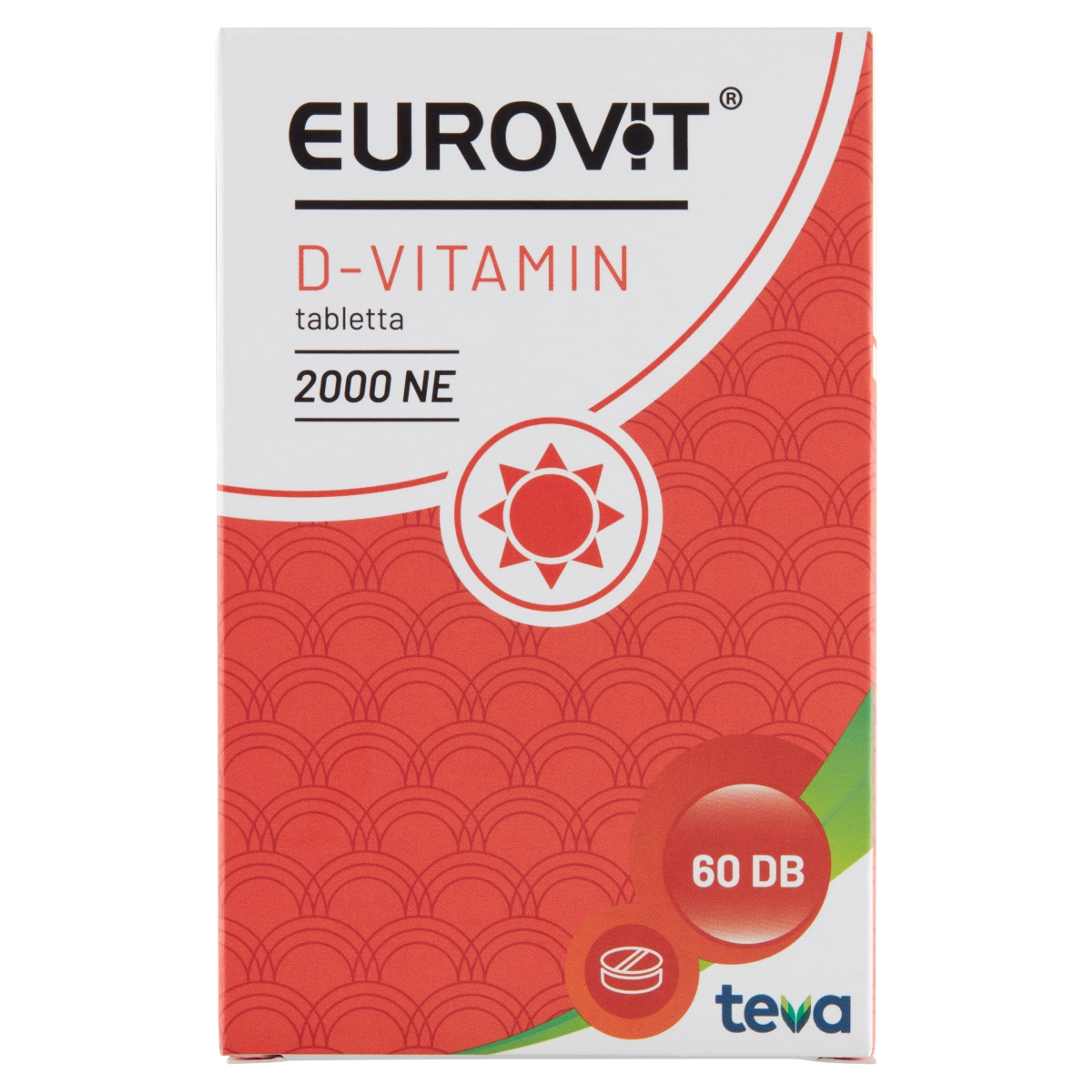 Eurovit d-vitamin 2000ne tabletta - 60 db