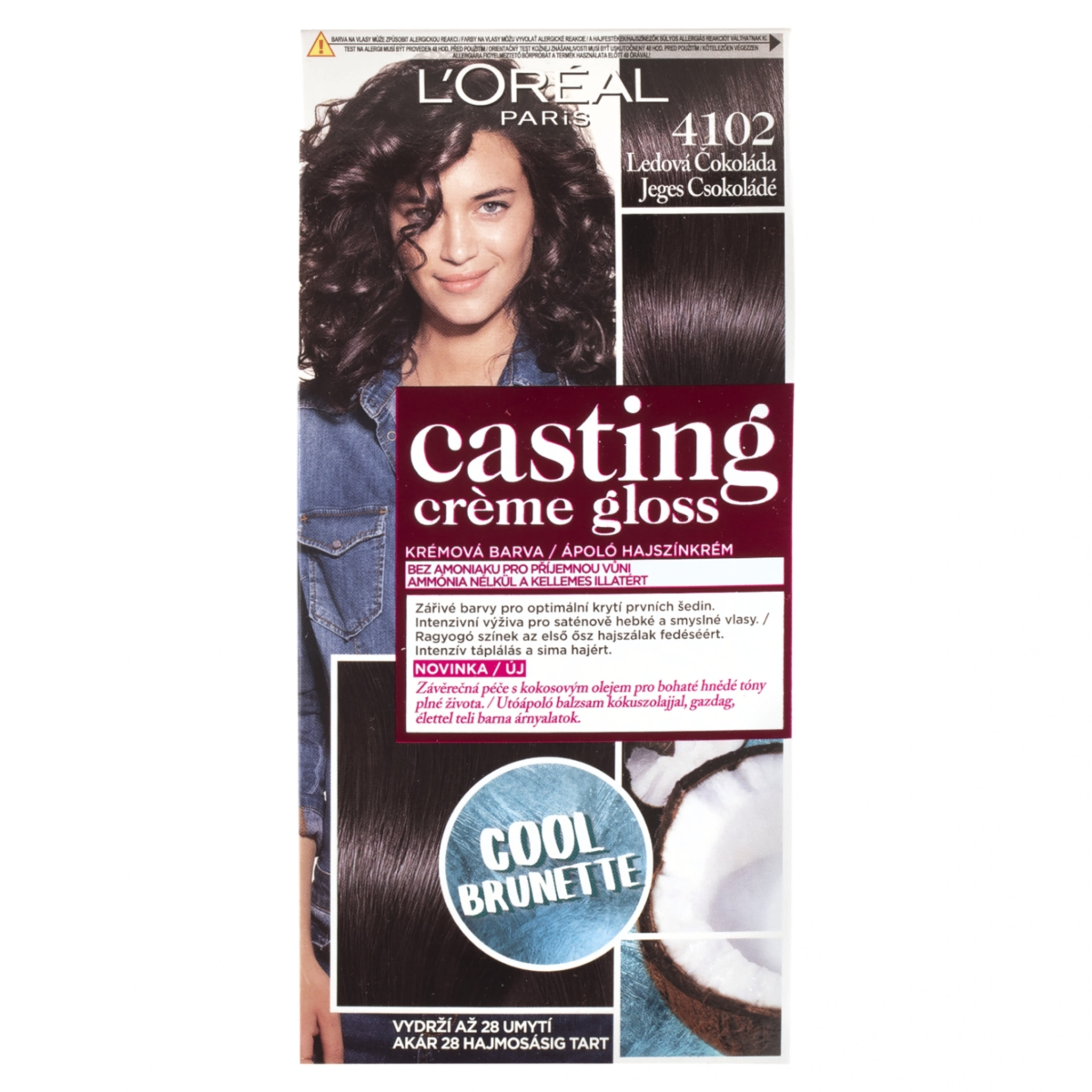L'Oréal Paris Casting Creme Gloss Hajszínező krém 4102 Jeges csokoládé - 1 db