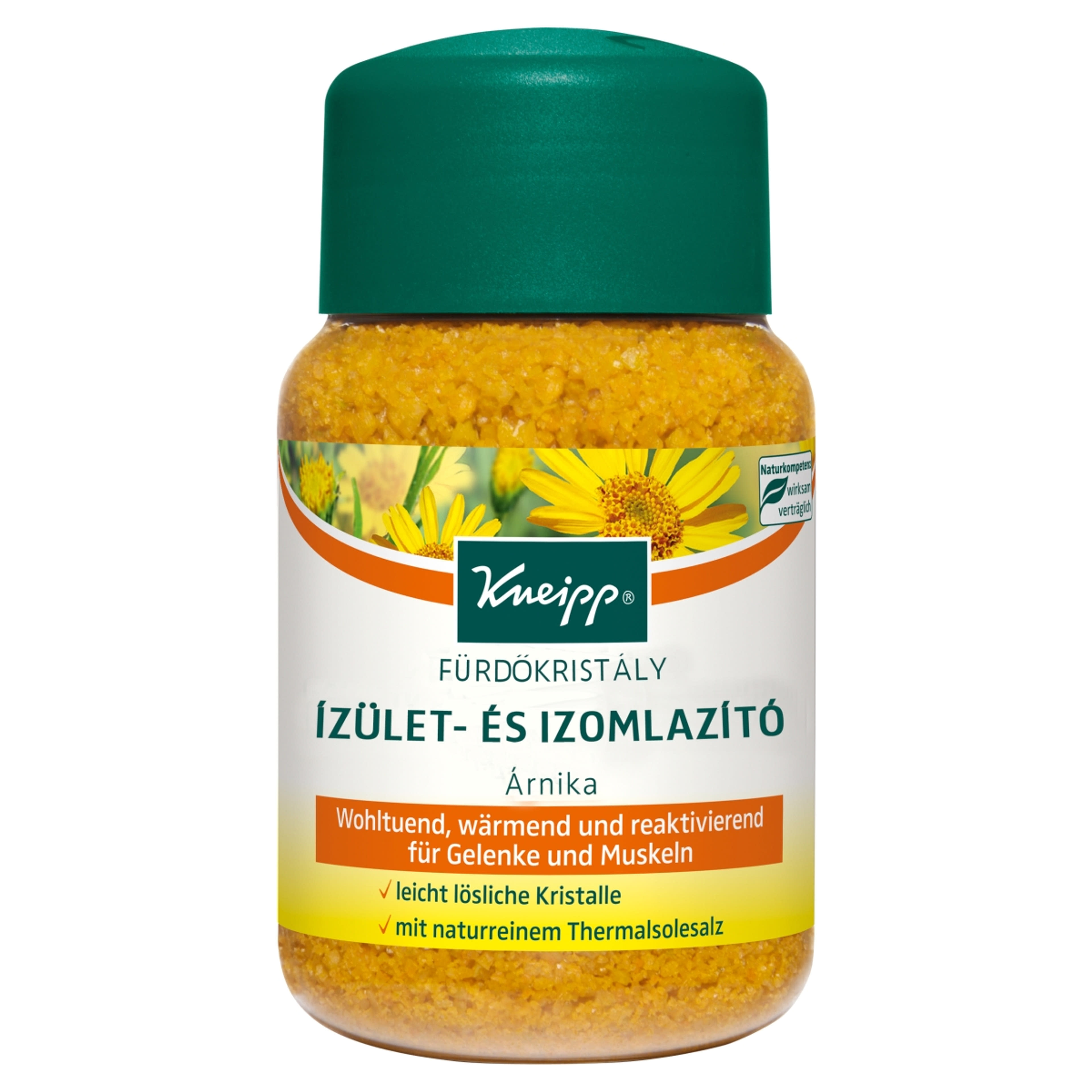 Kneipp Árnika ízület- és izomlazító fürdőkristály - 500 g