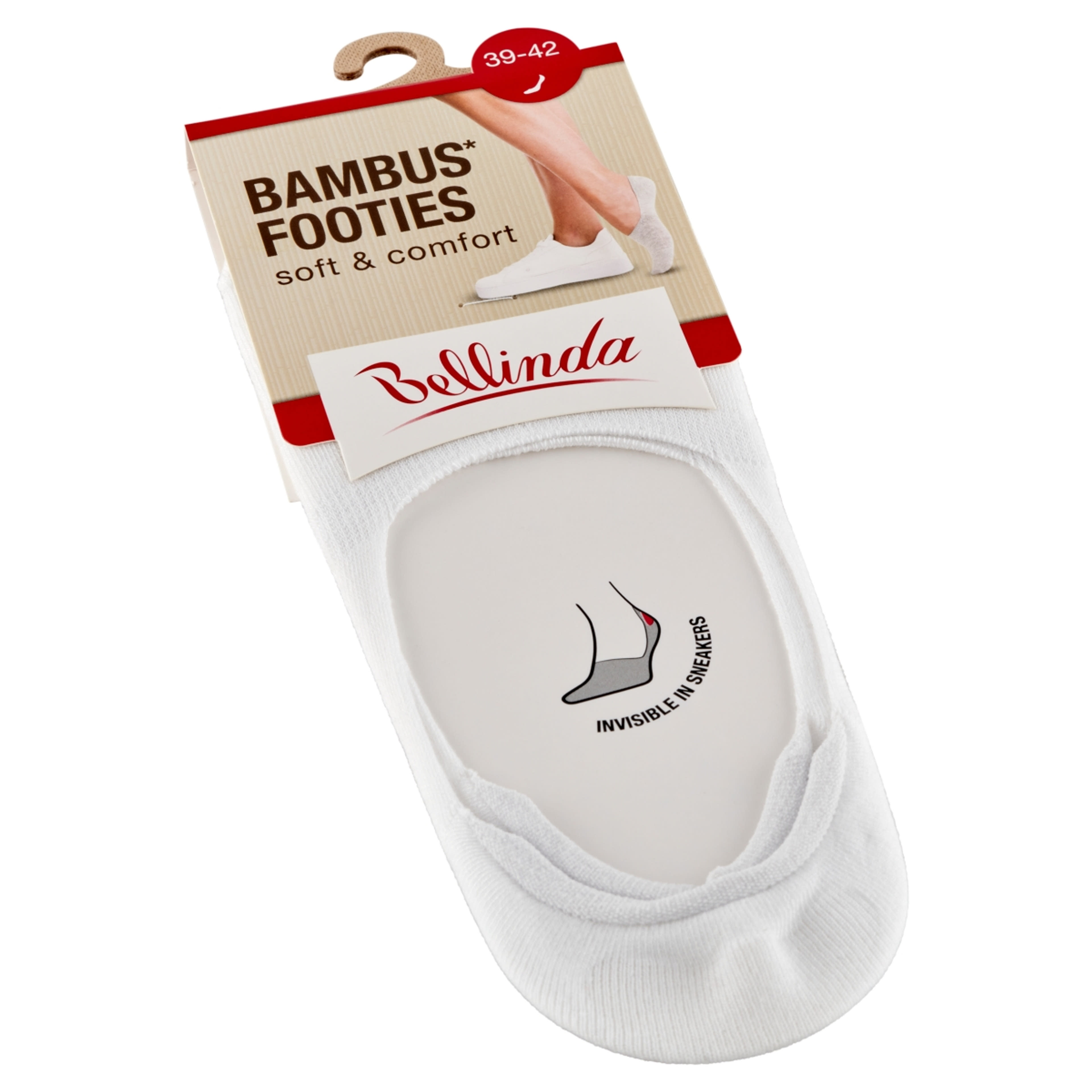 Bellinda Bambus titokzokni /fehér 39-42 - 1 db-2