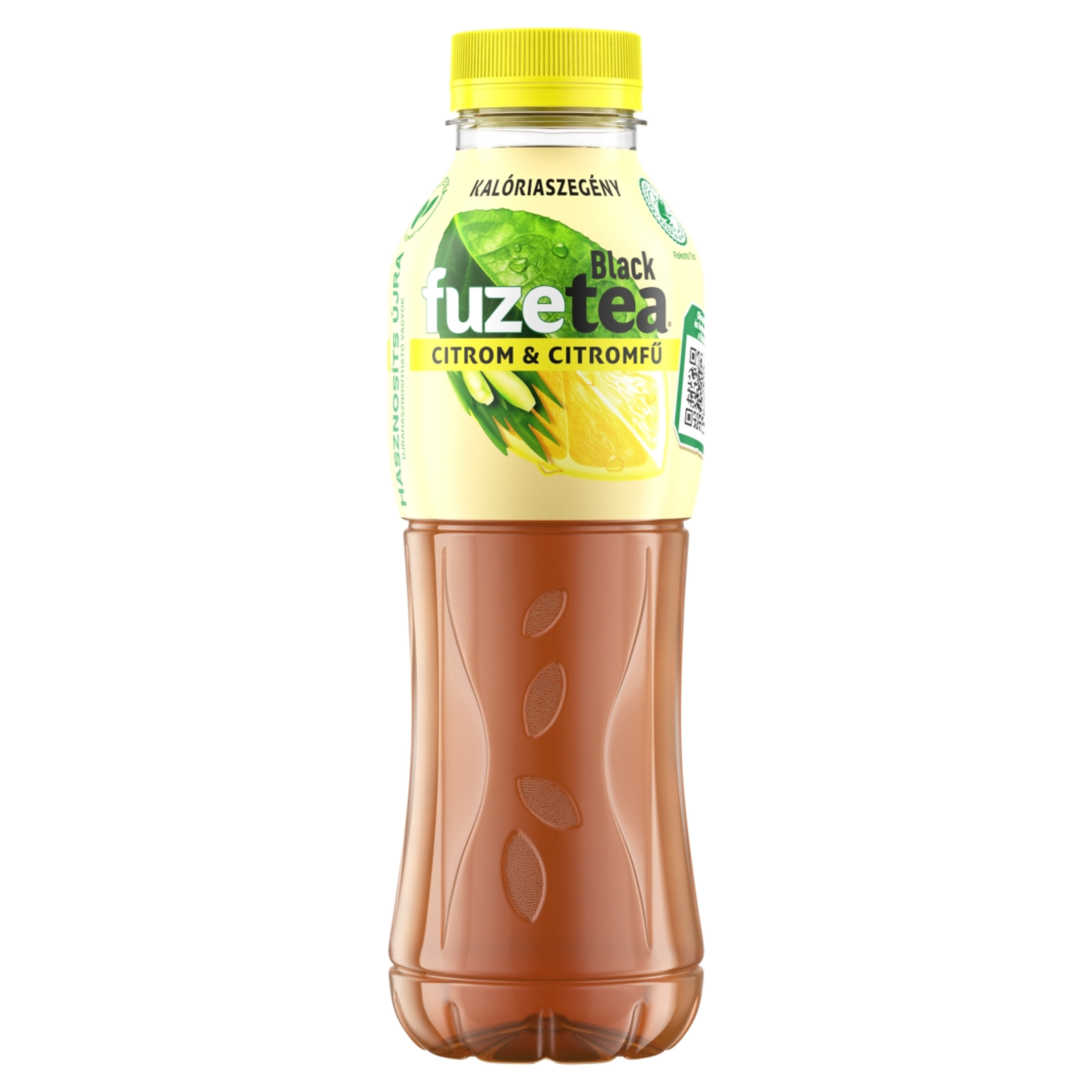 FuzeTea szénsavmentes citrom- és citromfűízű üdítőital fekete tea kivonattal - 500 ml
