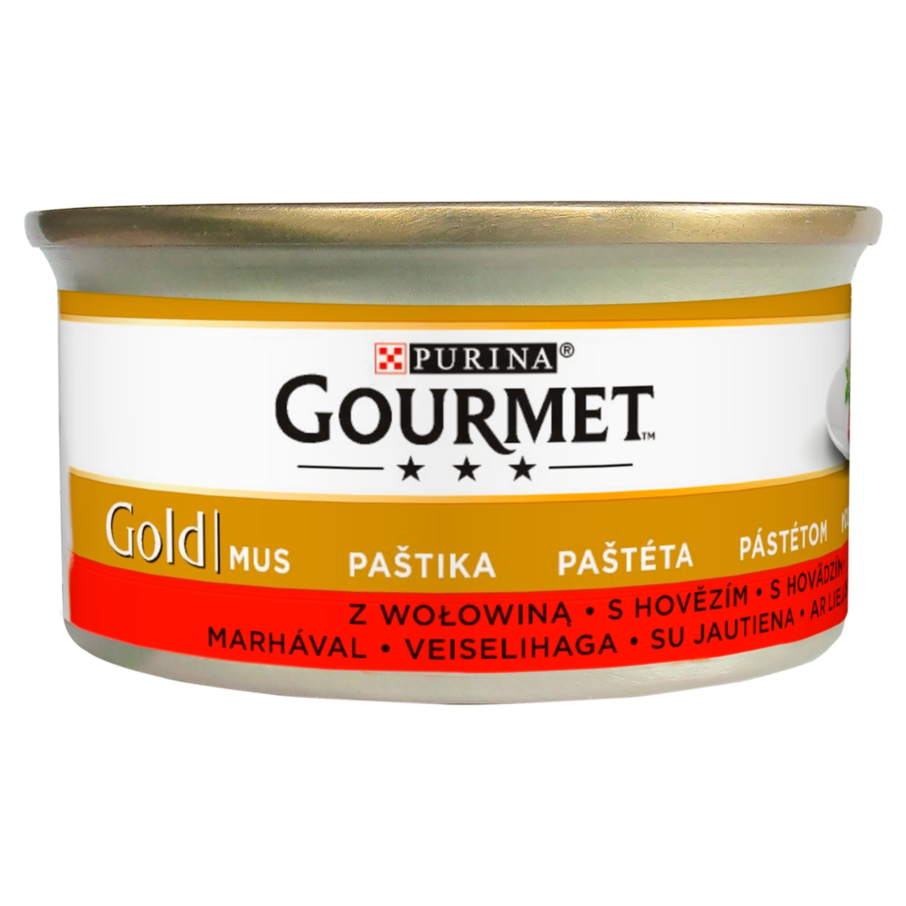 Gourmet Gold konzerv macskáknak, marhahúsos pástétom - 85 g