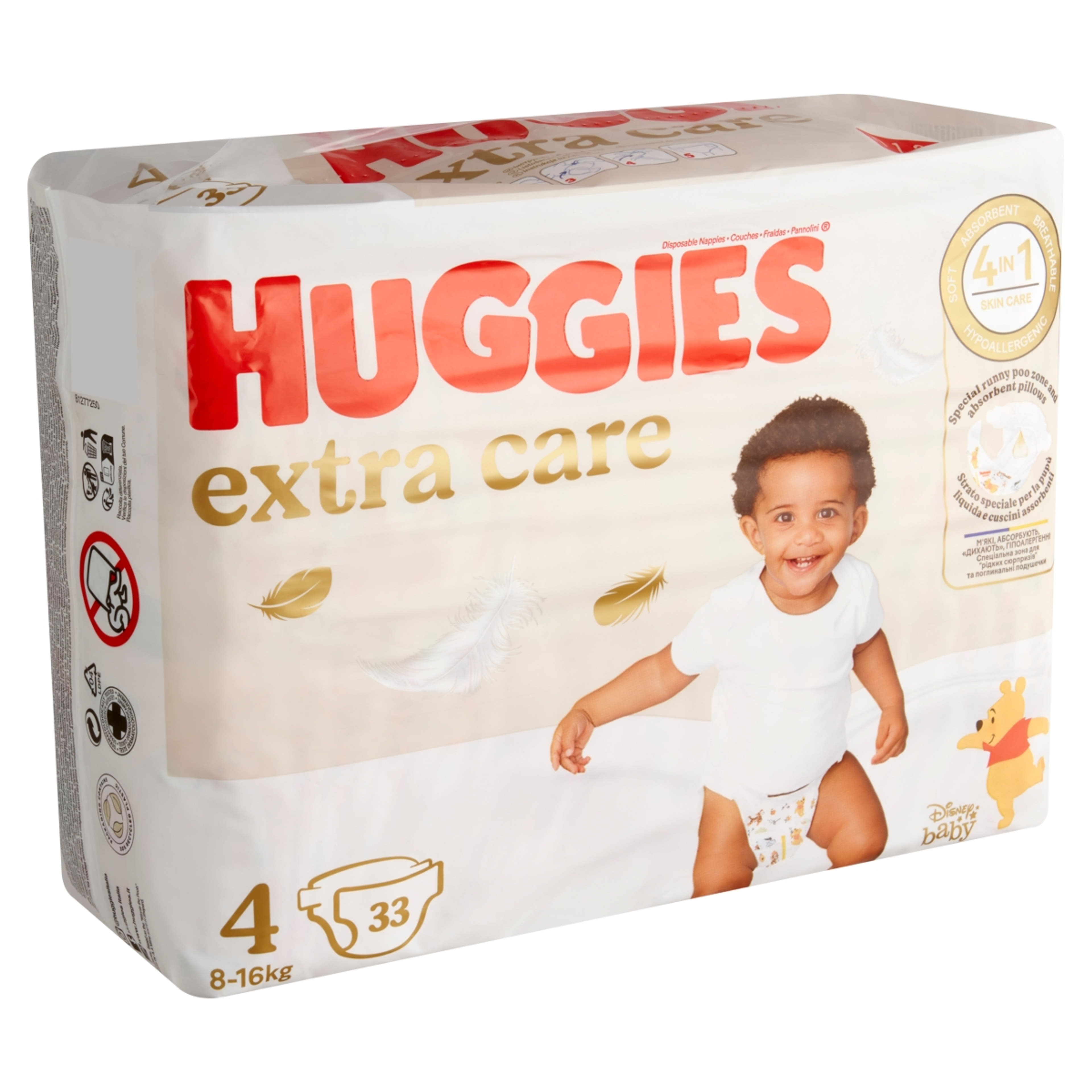 Huggies Extra Care 4 nadrágpelenka 8-14 kg - 33 db-2