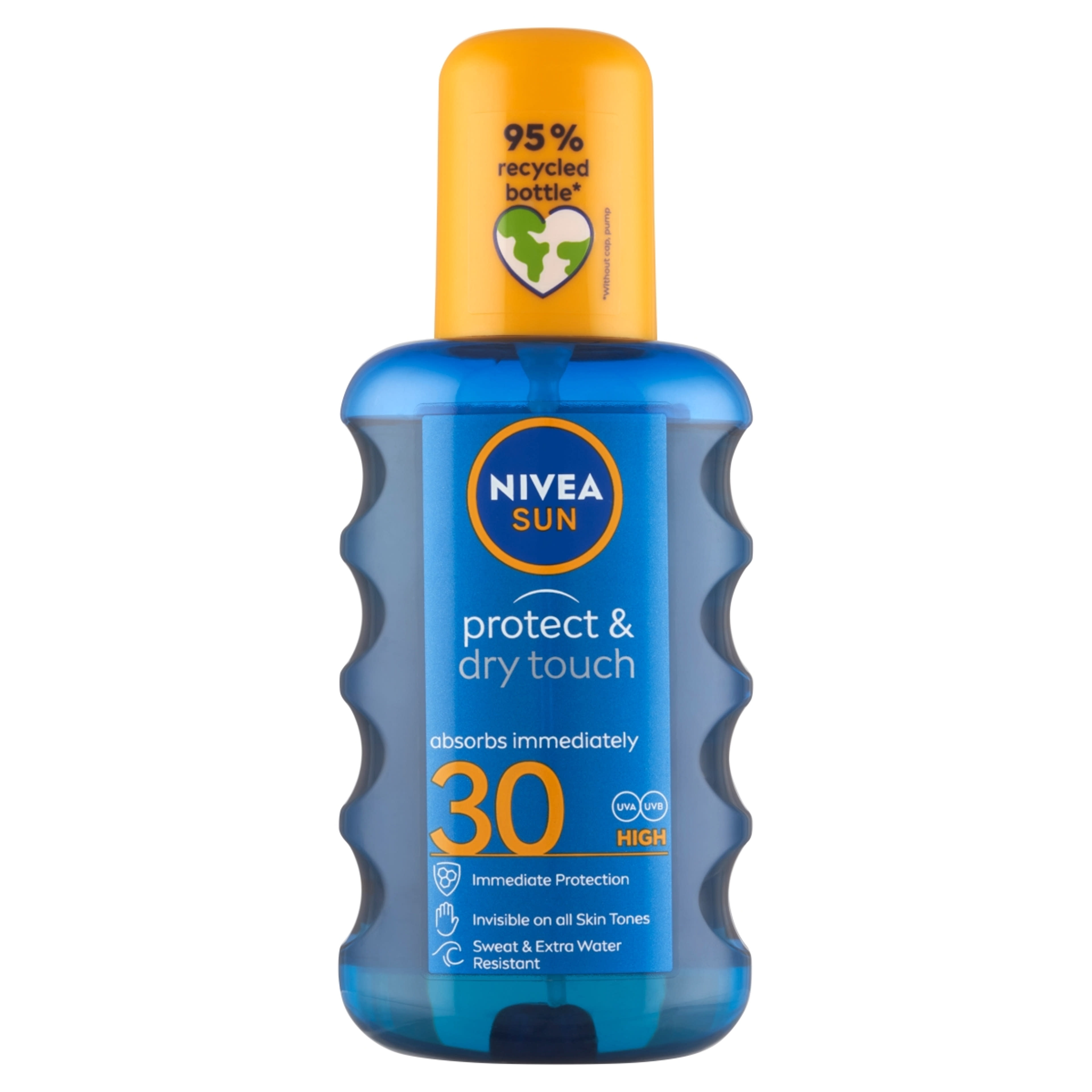 NIVEA SUN Protect & Dry Touch hűsítő napozó spray FF30 - 200 ml