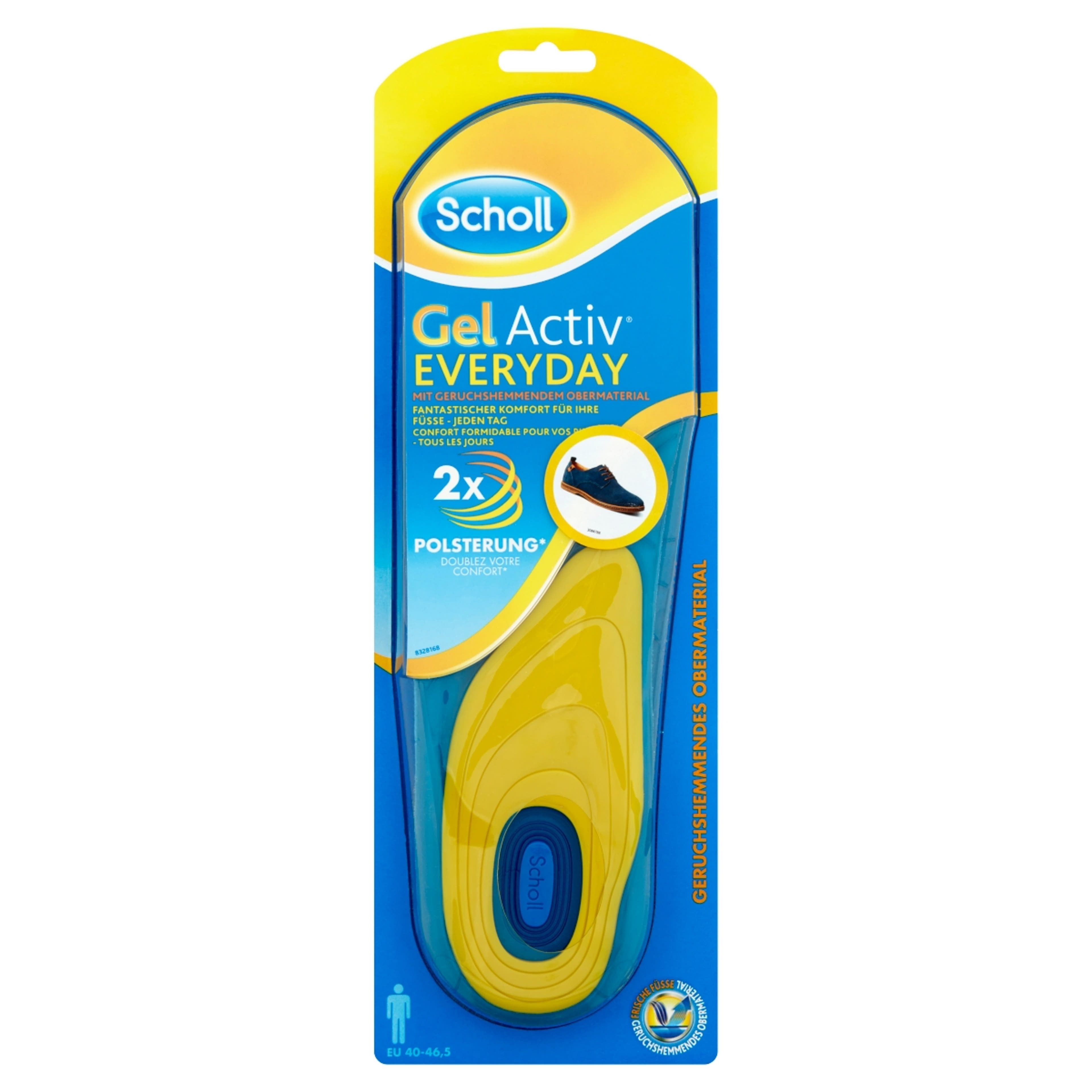 Scholl Gel Aktív talpbetét férfi - 1 pár