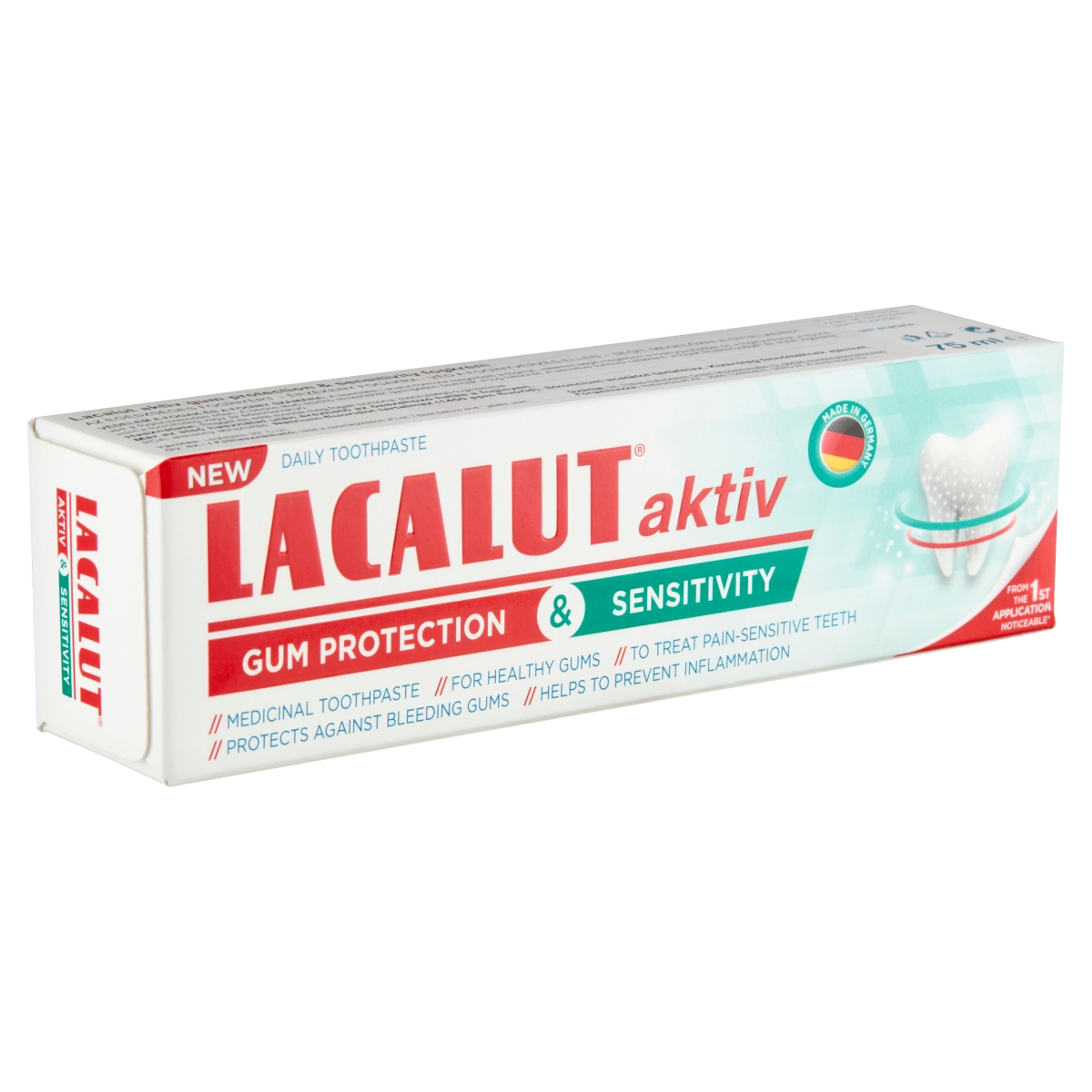Lacalut Aktiv Gum Protection&Sensitivity fogkrém - 75 ml-4