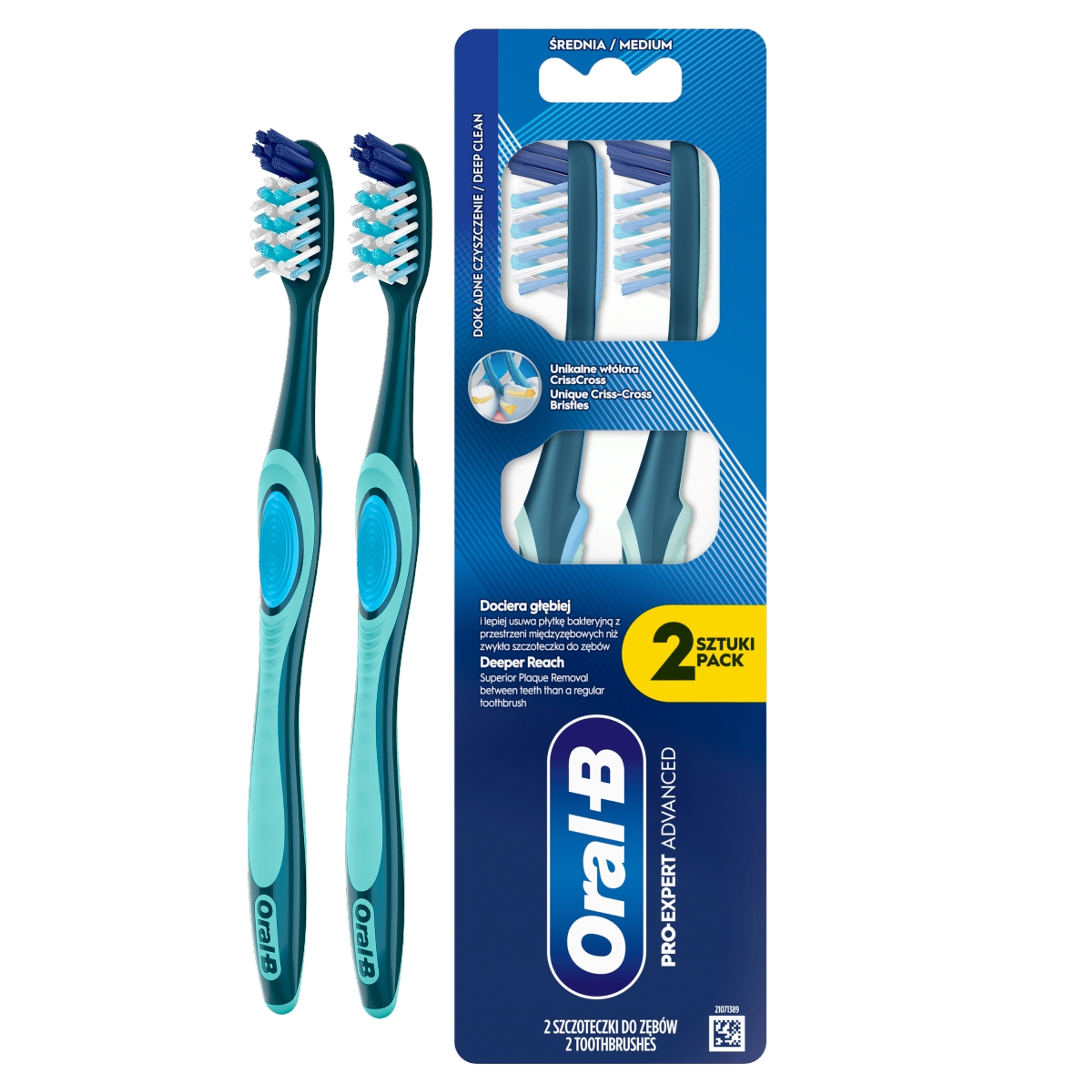 Oral-B Pro-Expert Közepes fogkefe - 2 db-3