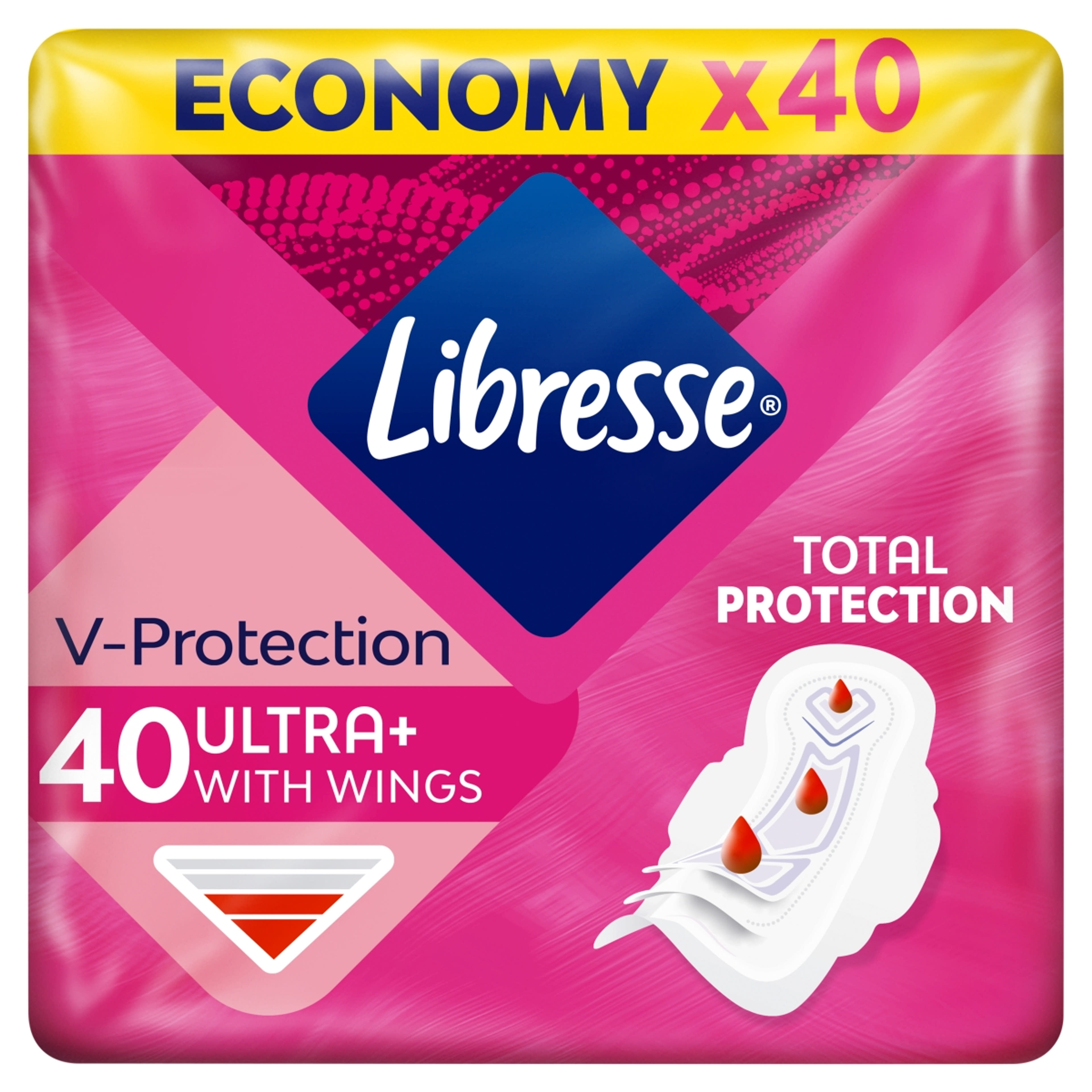 Libresse Ultra Thin Normal vékony szárnyas egészségügyi betét - 40 db-7