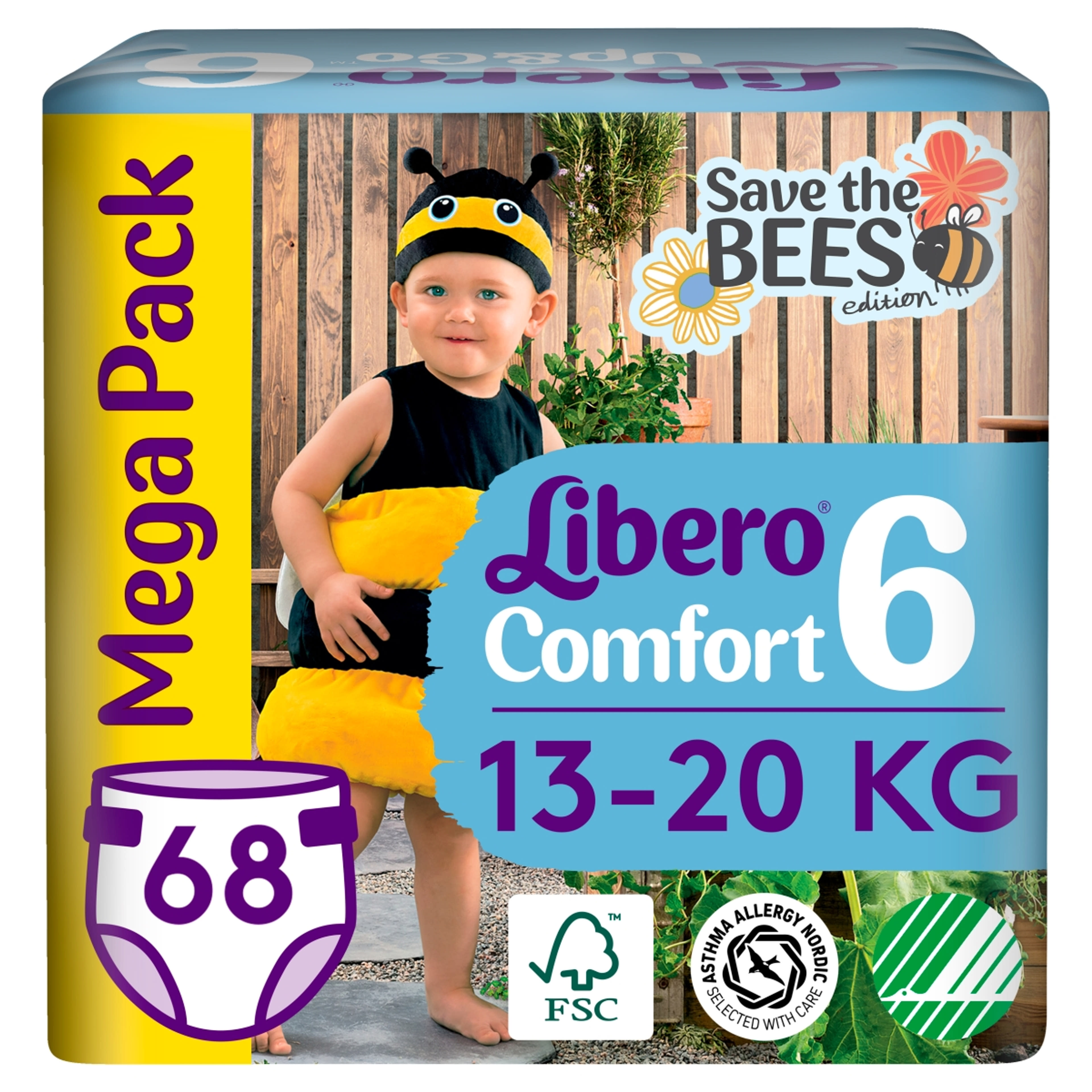 Libero Comfort Mega Pack 6-os nadrágpelenka, 13-20 kg - 68 db-6