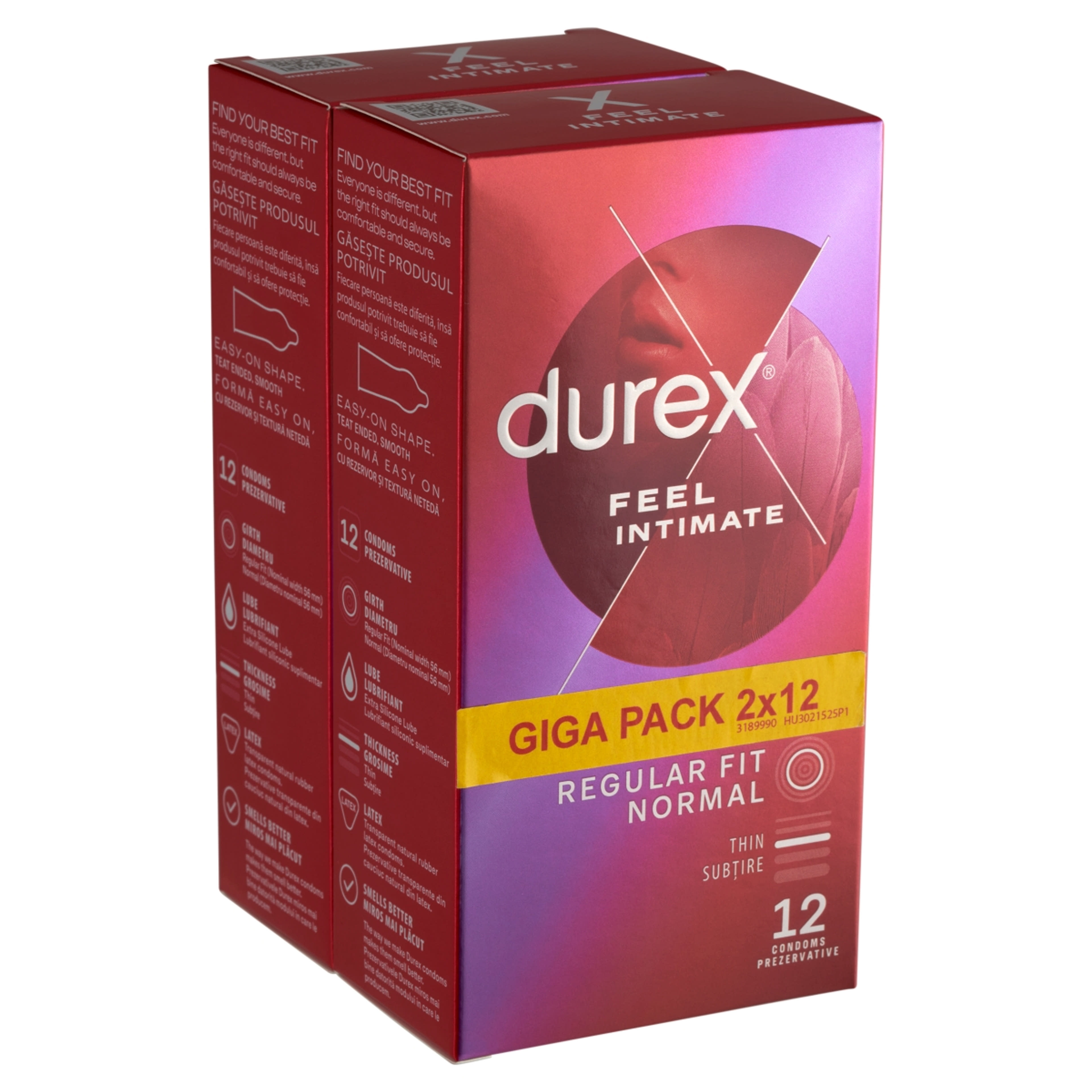 Durex Feel Intimate óvszer - 2x12 db-2