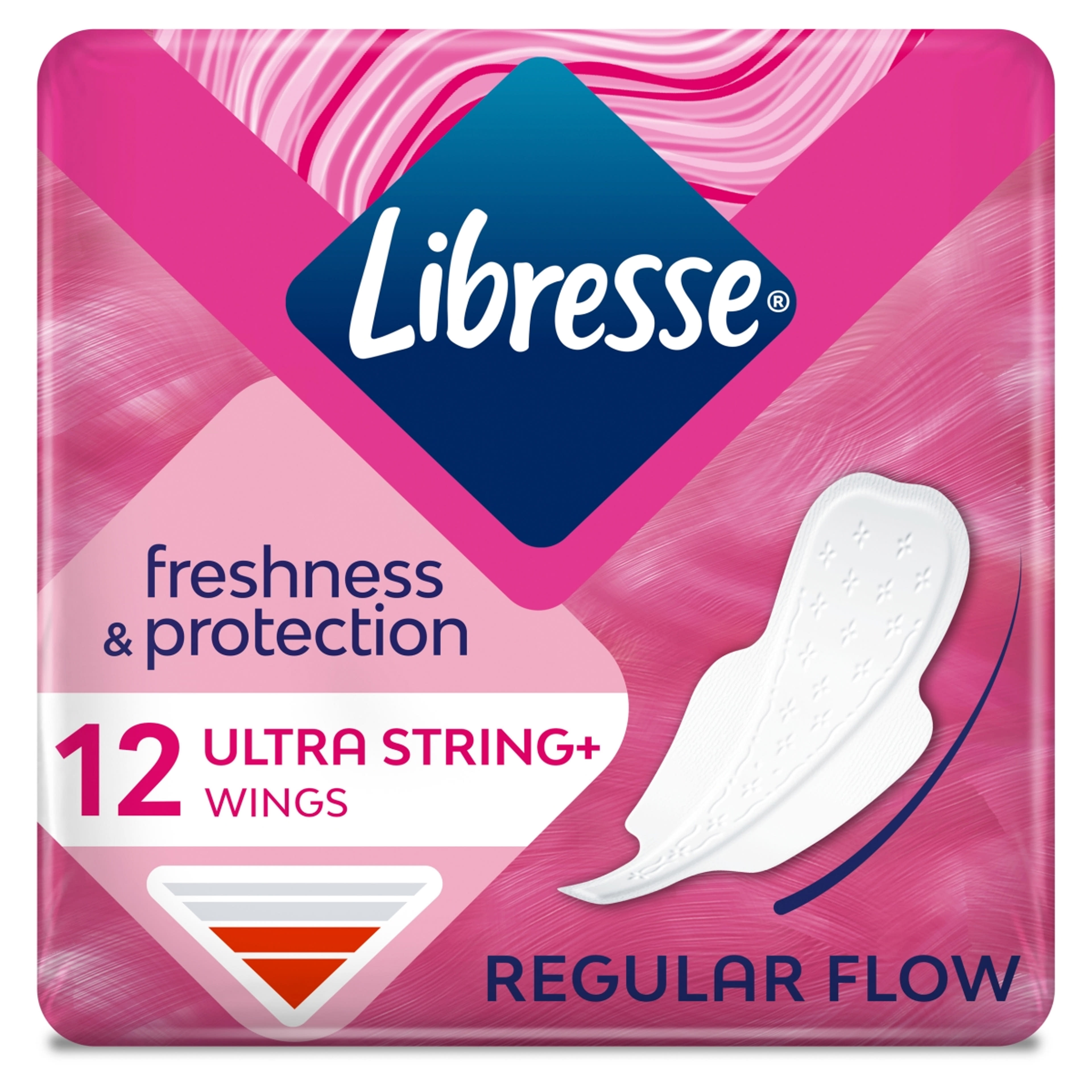 Libresse Ultra Thin String vékony szárnyas egészségügyi betét tangához - 12 db-3