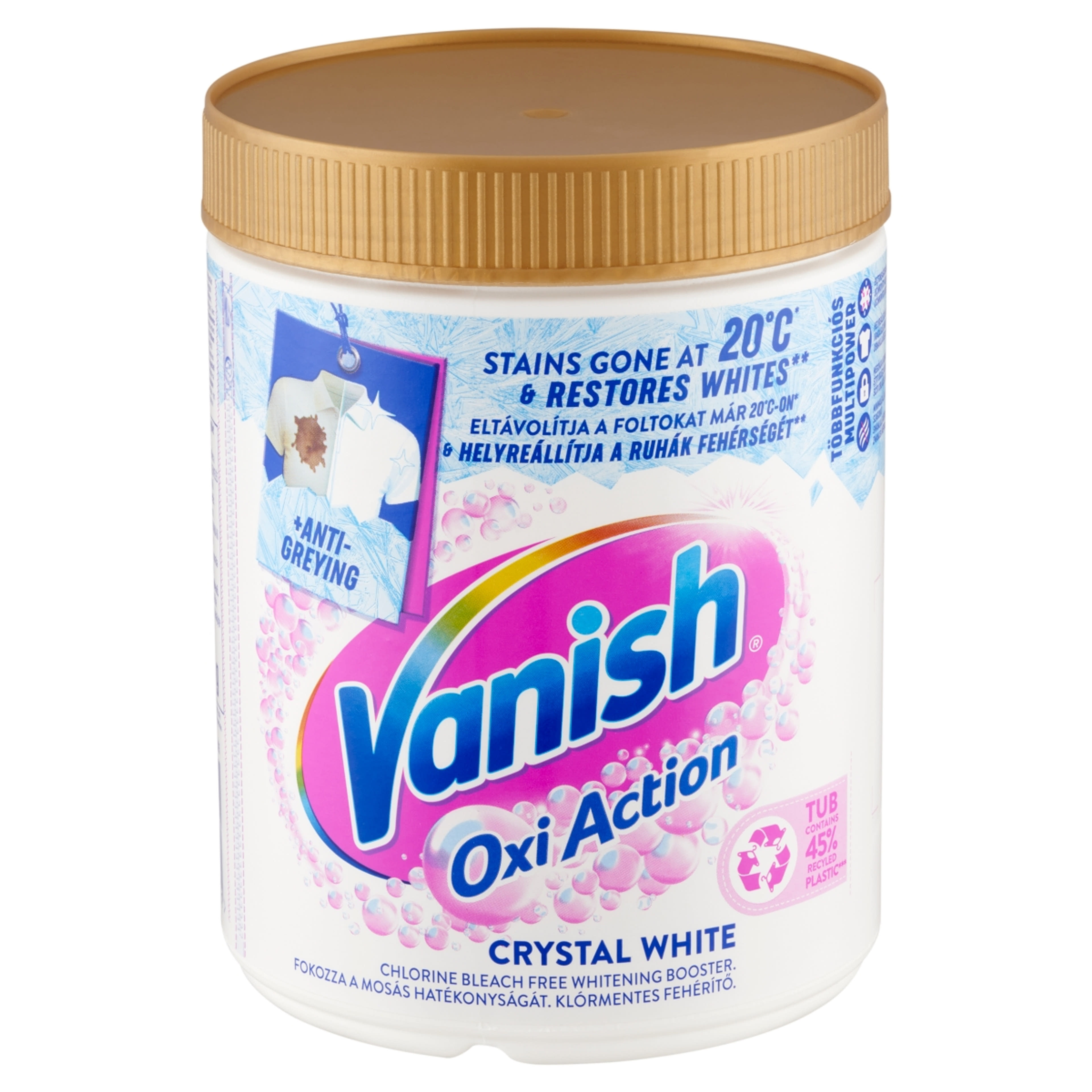 Vanish Oxi Action folteltávolító és fehérítő por - 970 g-2