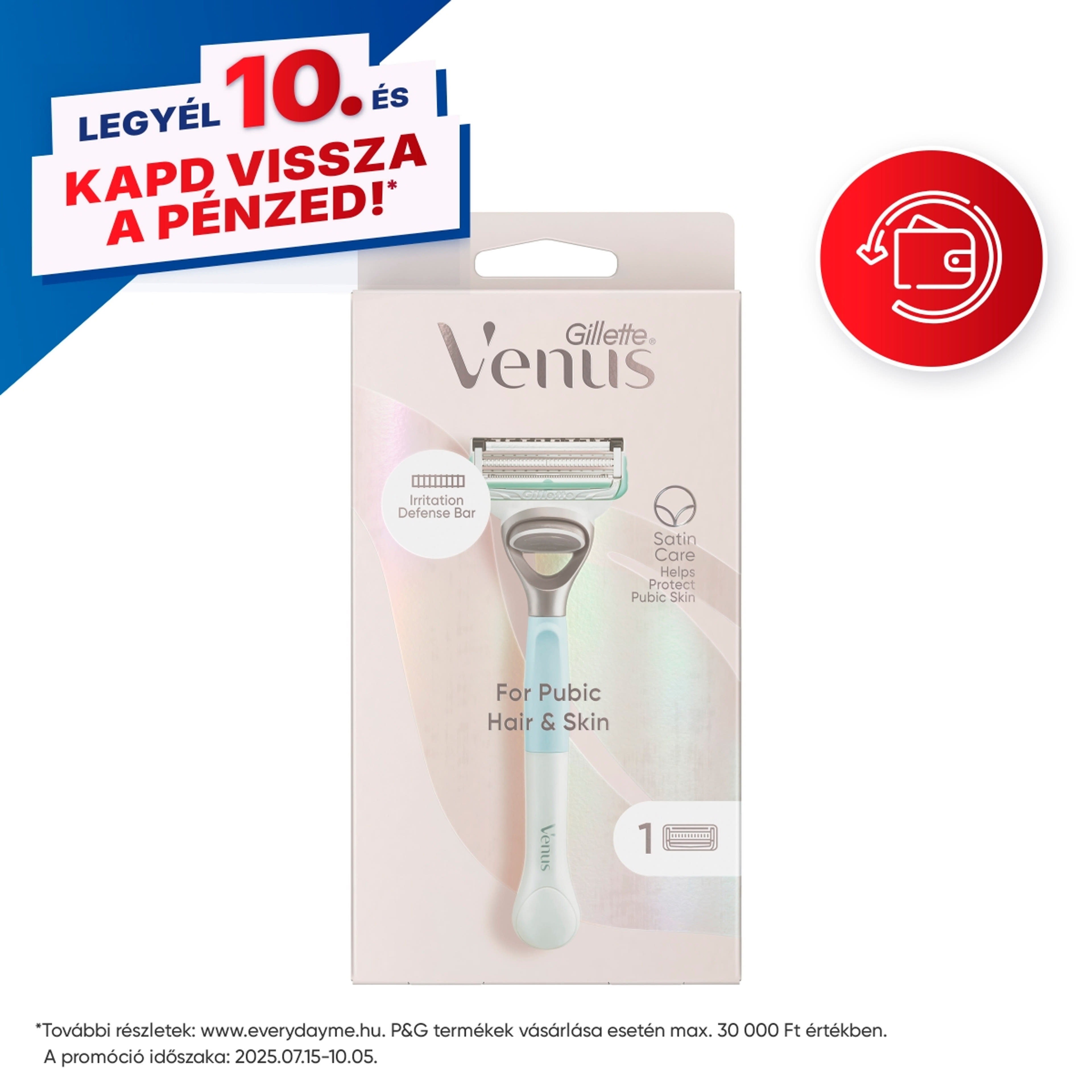Gillette Venus bikini borotva  - 1 db