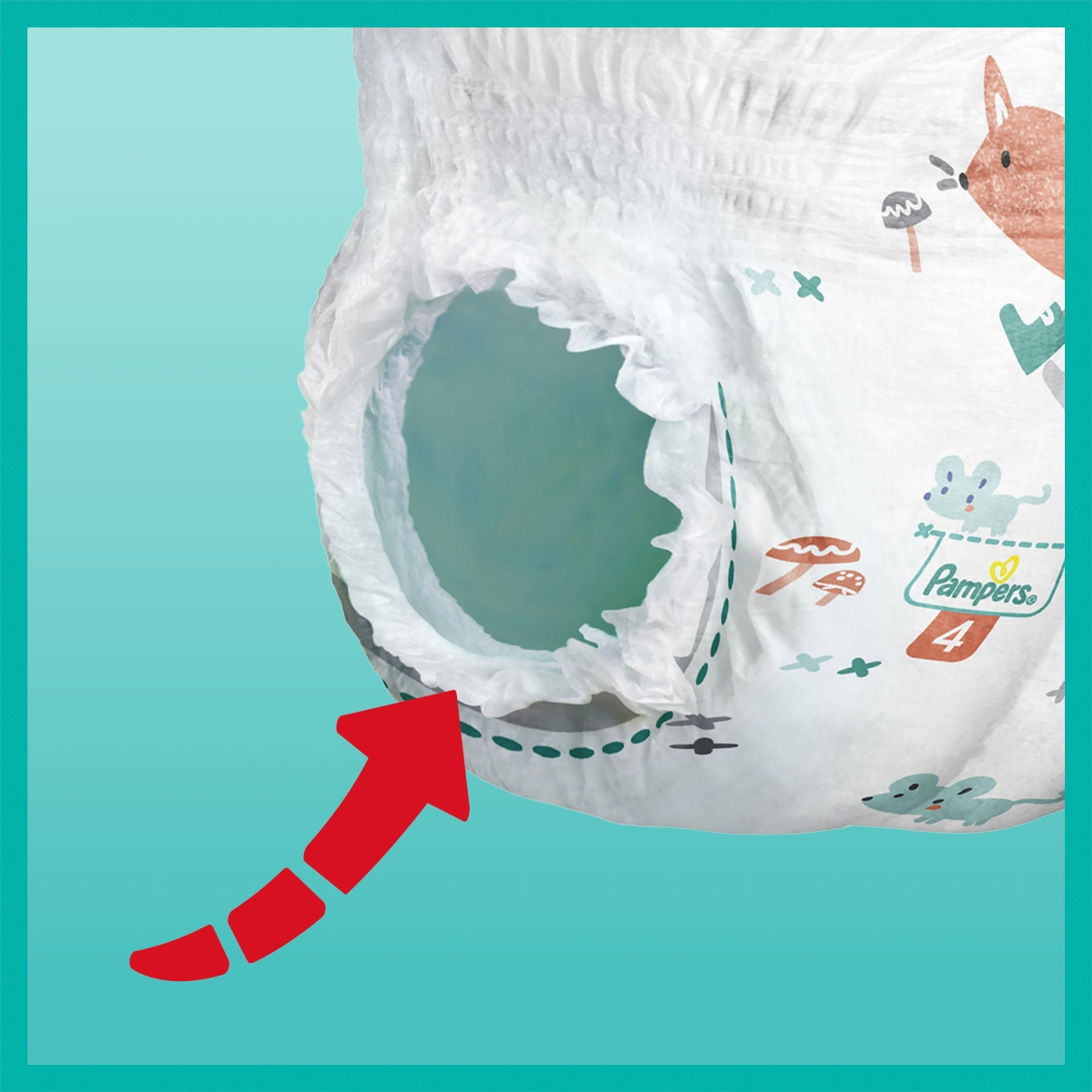 Pampers Premium Care Pants 4-es 9-15 kg - 58 db-5