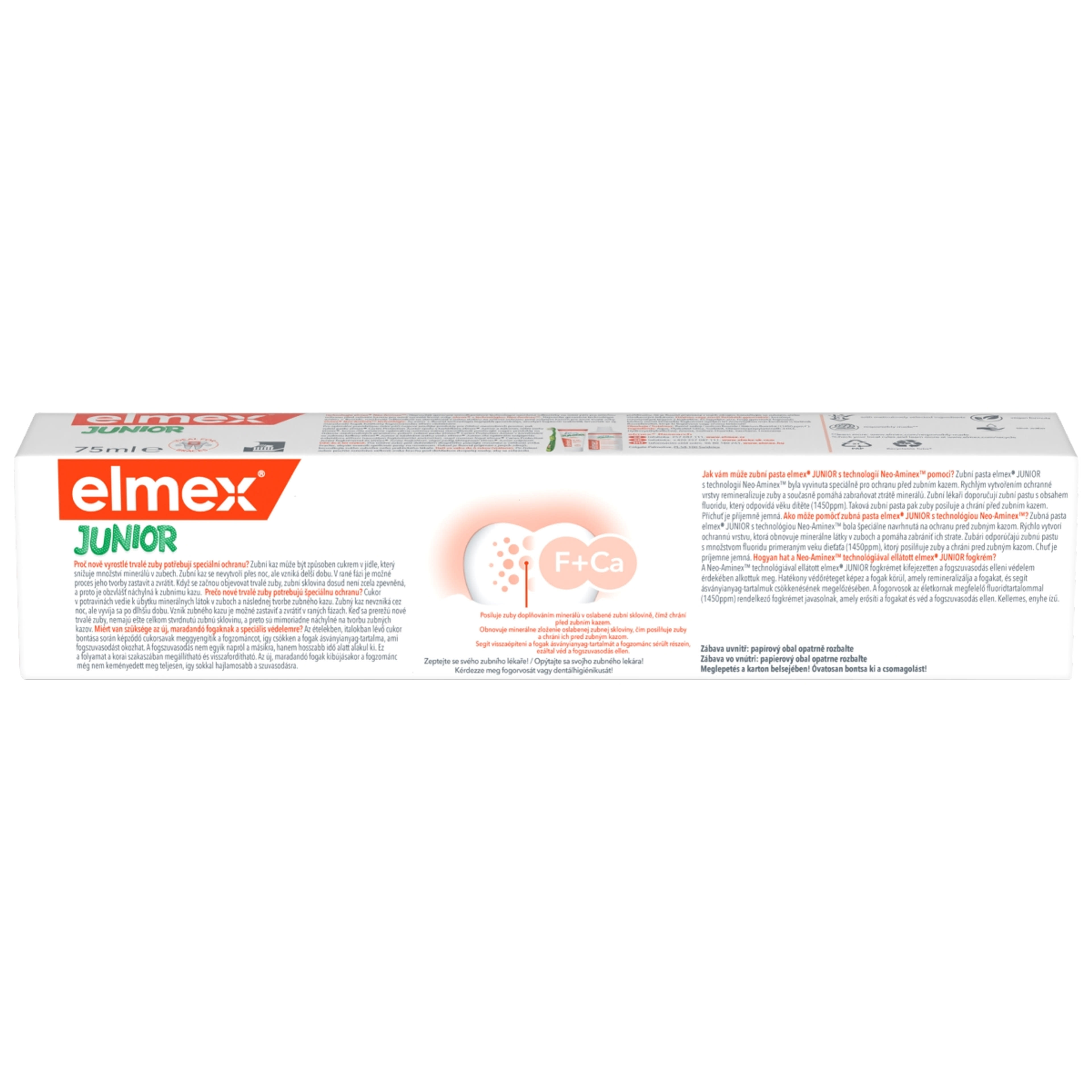 Elmex Junior gyerek fogkrém 6-12 éves gyermekeknek  - 75 ml-3