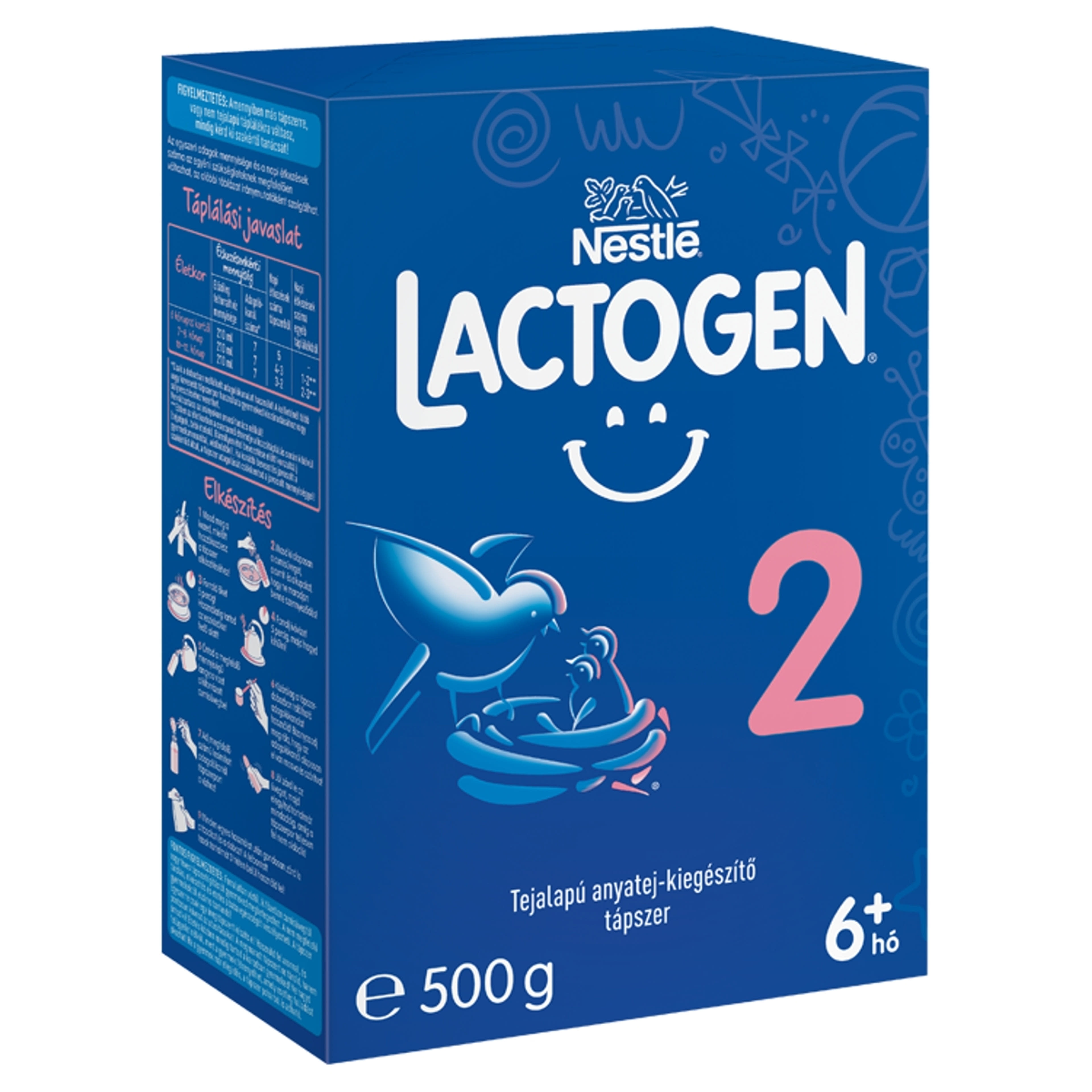 Nestlé Lactogen 2 tejalapú anyatej-kiegészítő tápszer 6+ hónapos kortól - 500 g-2