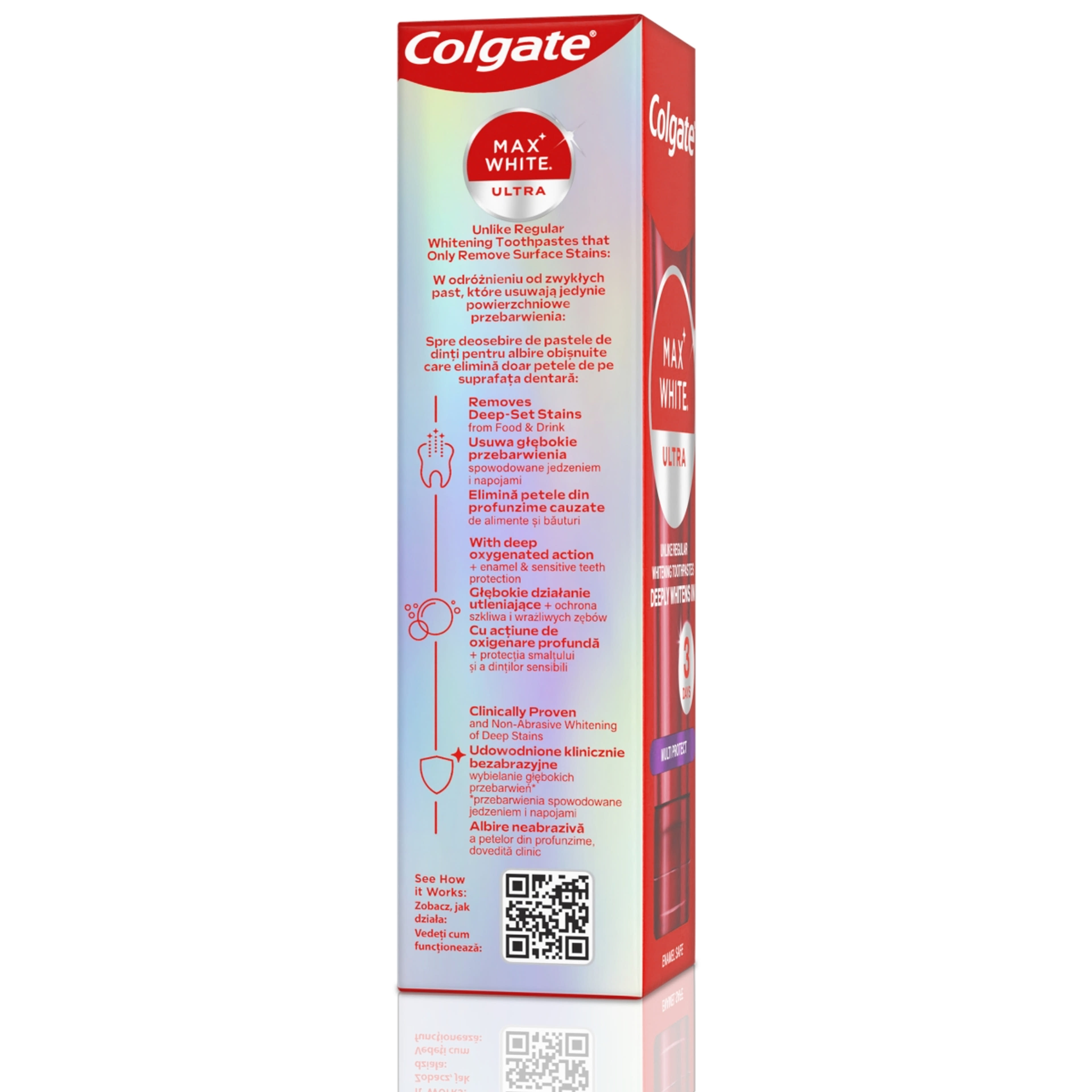 Colgate Max White Ultra Multiprotect fogfehérítő fogkrém - 50 ml-3