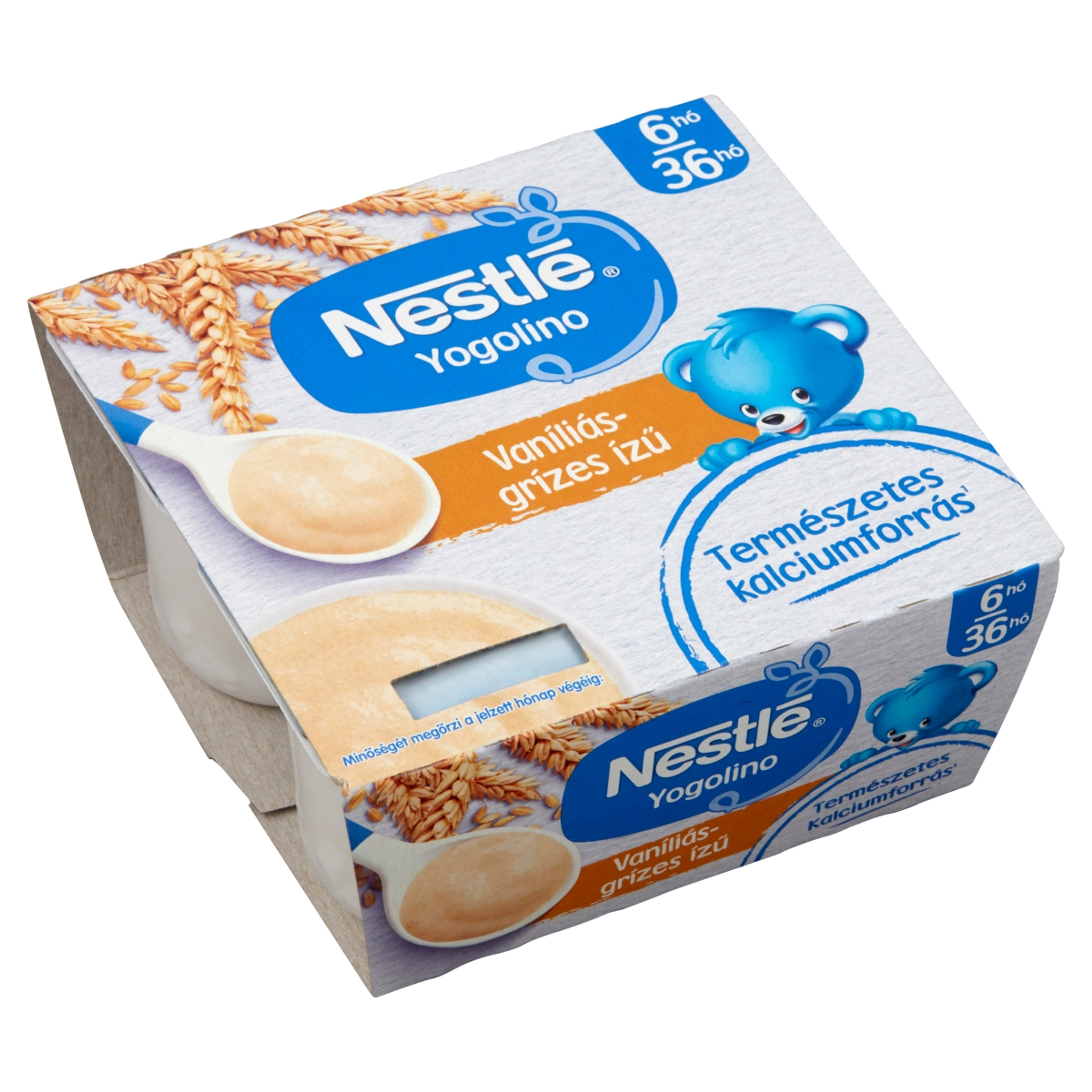 Nestlé Yogolino Bébidesszert Grízes Vaníliás 6 Hónapos Kortól 4*100g - 400 g-2