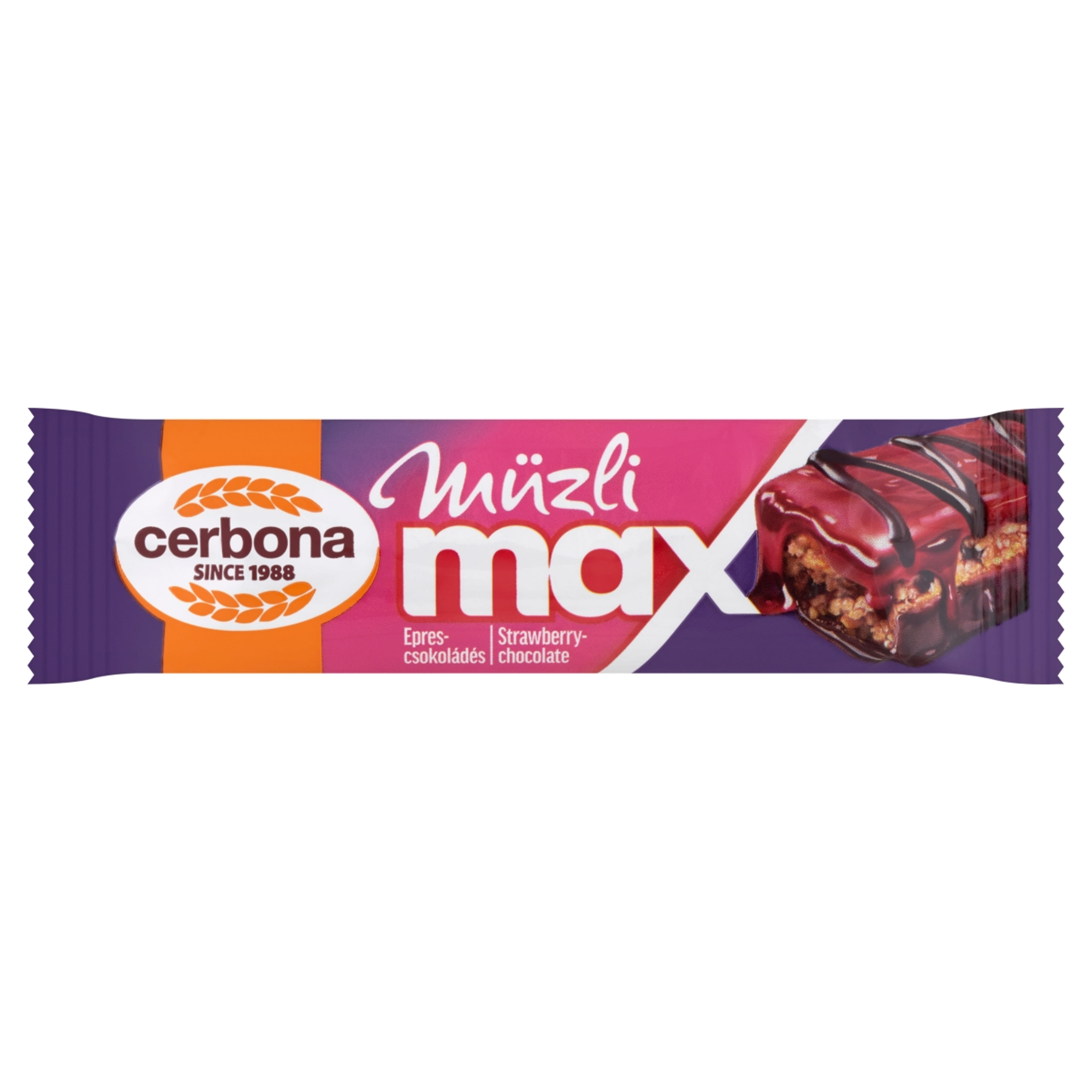Cerbona Max epres-csoki szelet - 30 g