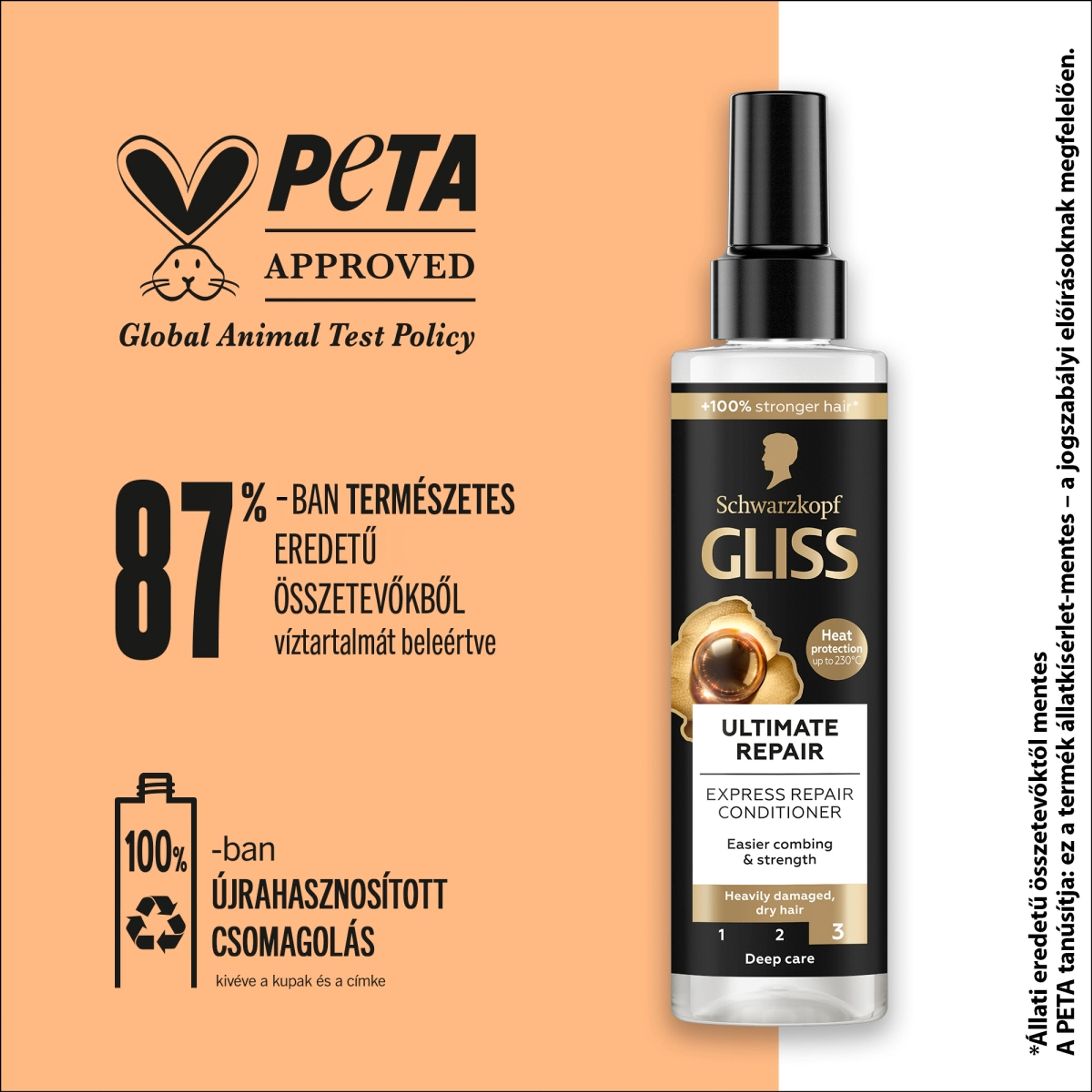 Gliss Express Repair - Ultimate repair hajregeneráló balzsam - 200 ml-4