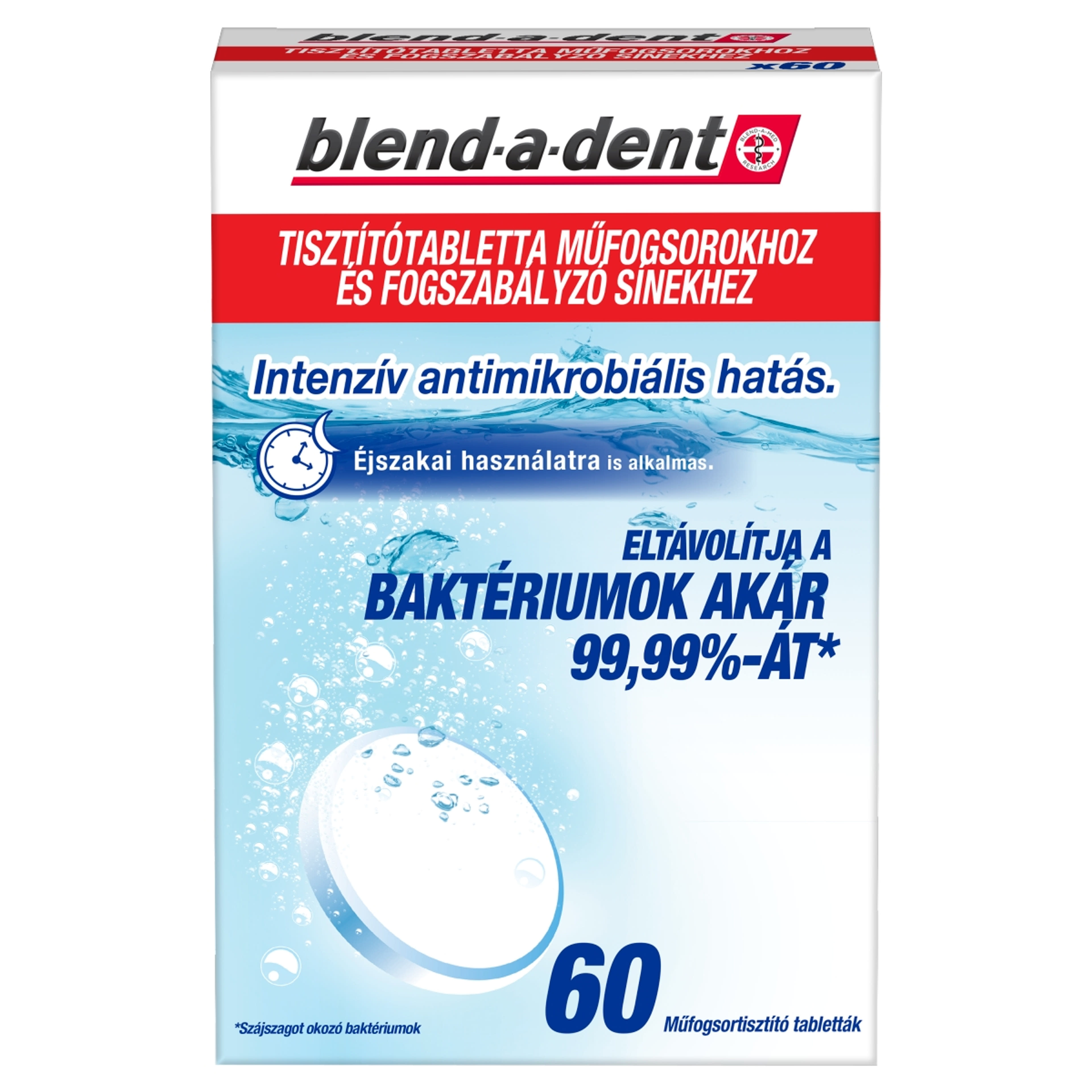 Blend-a-Dent Extra Fresh protézistisztító tabletta - 60 db-8