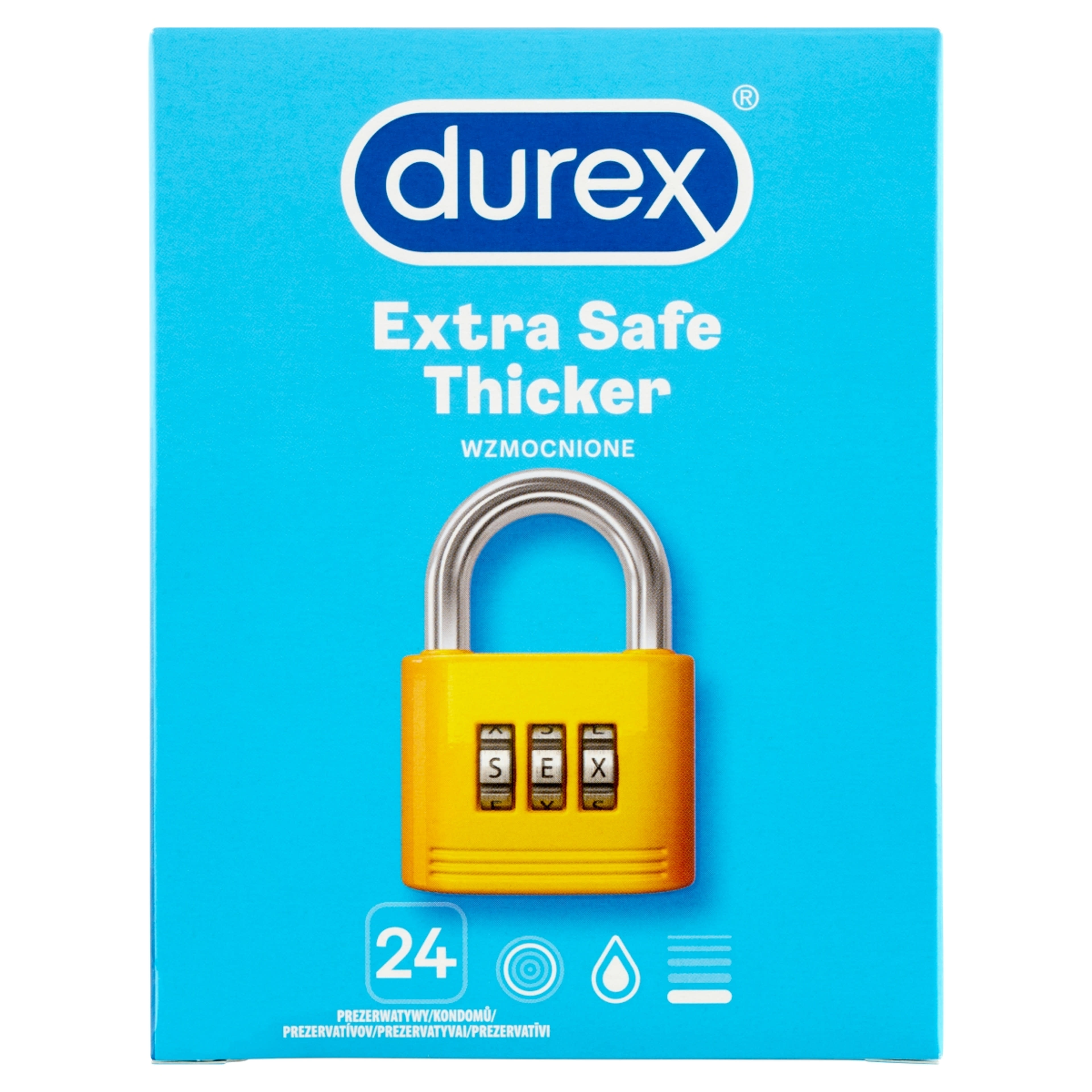 Durex óvszer extra safe - 24 db