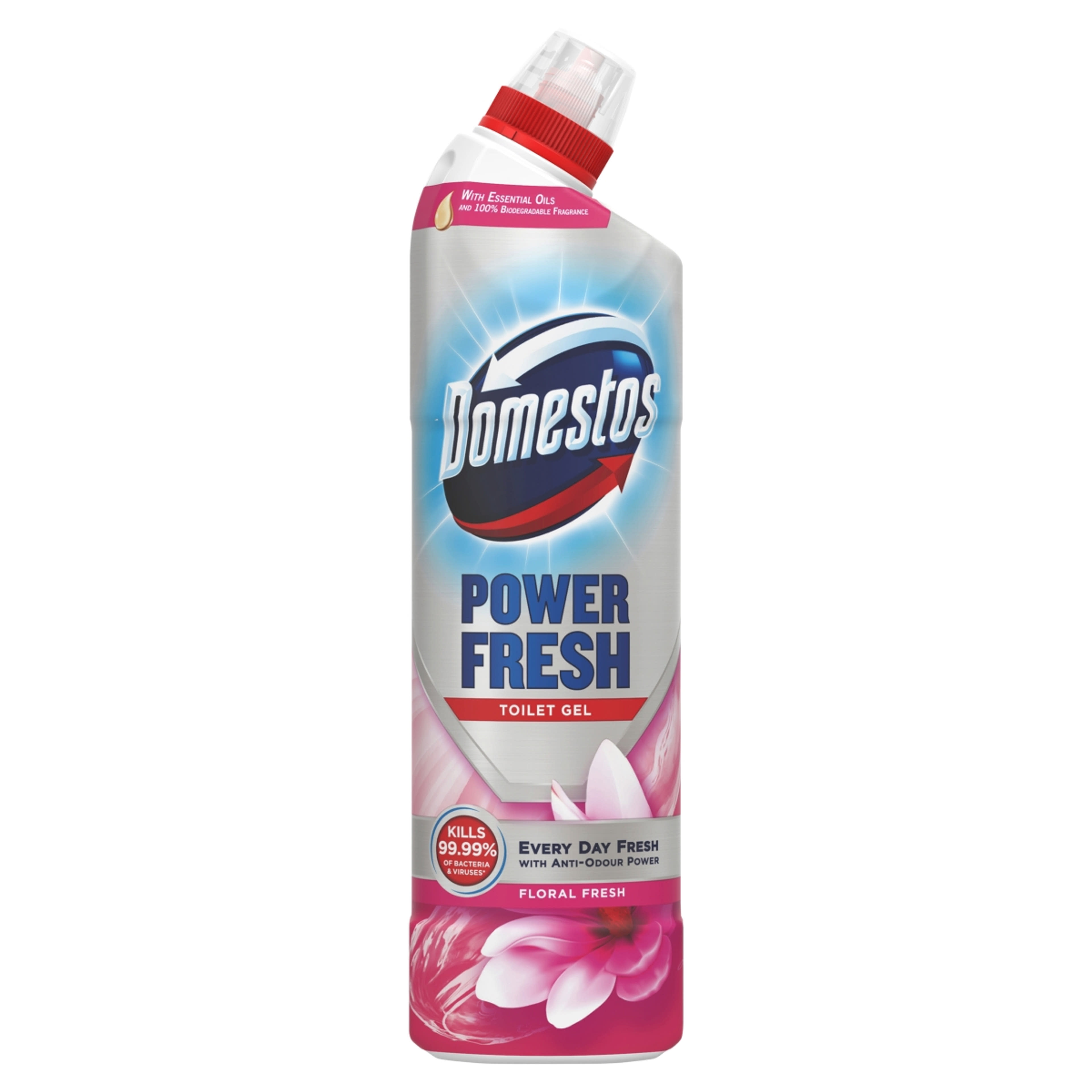 Domestos Power Fresh Floral Fresh WC tisztító gél - 700 ml-1