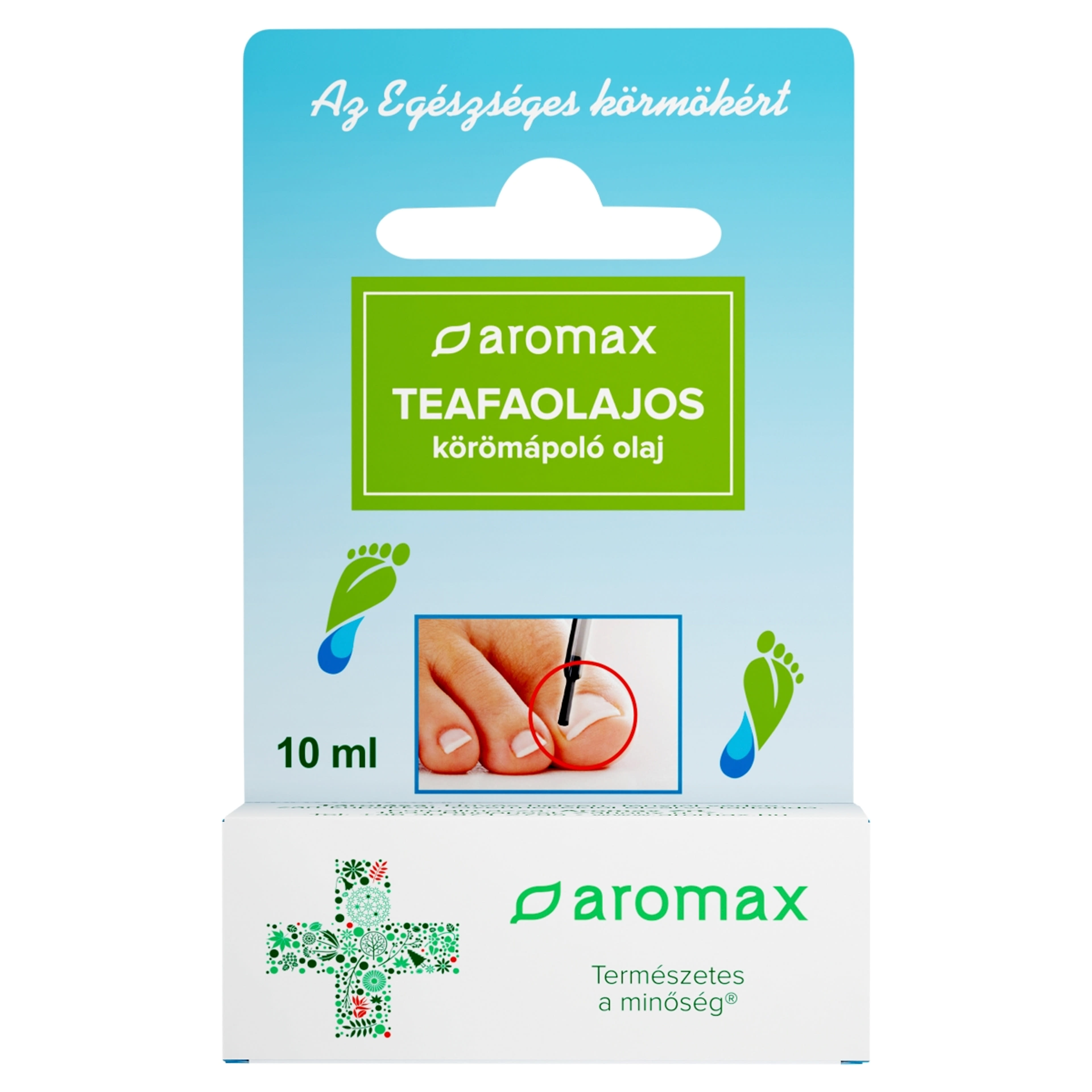 Aromax teafaolajos köröm és lábápoló ecsetelő - 10 ml-1
