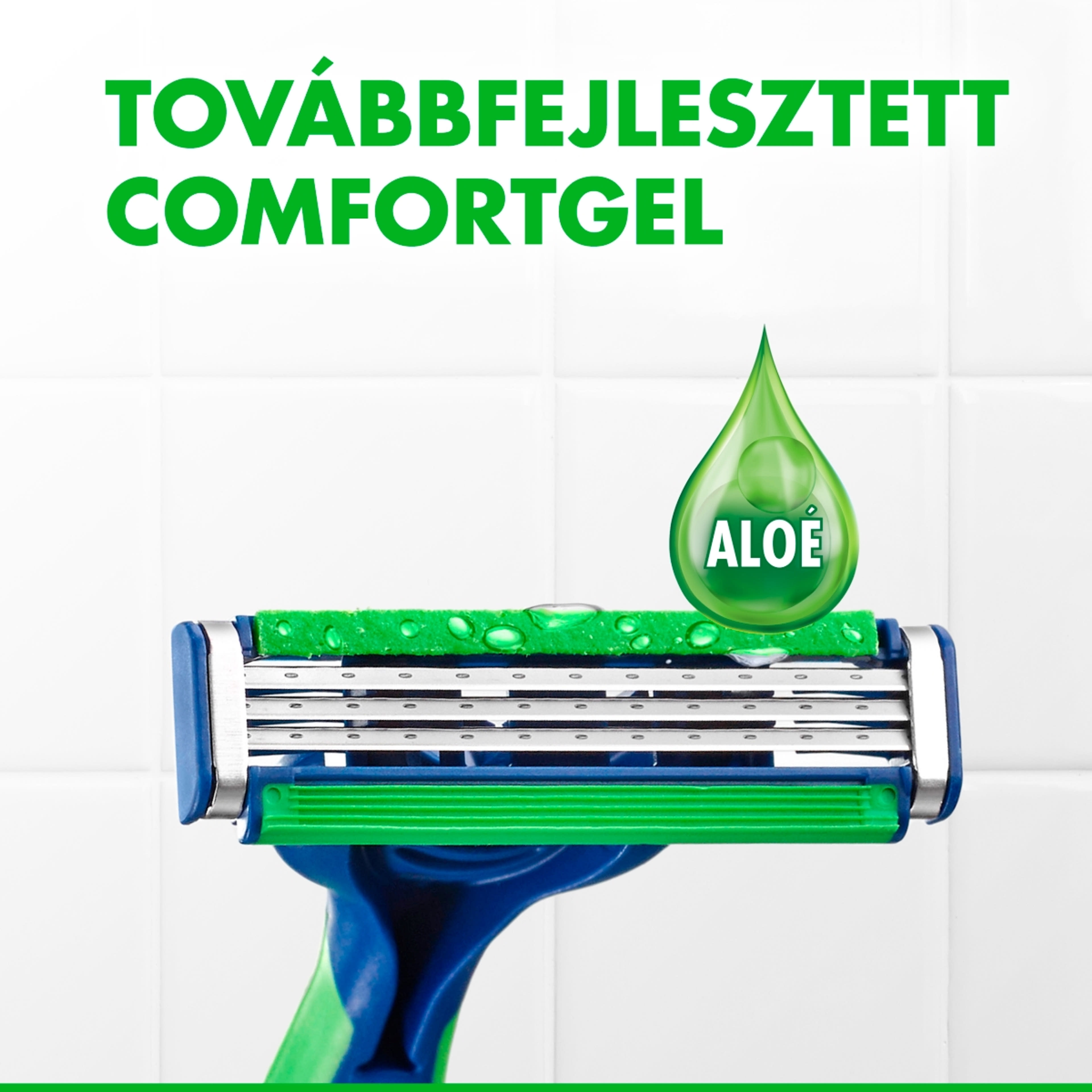 Gillette Blue3 Sensitive eldobható borotva, 3 pengés - 6 db-4