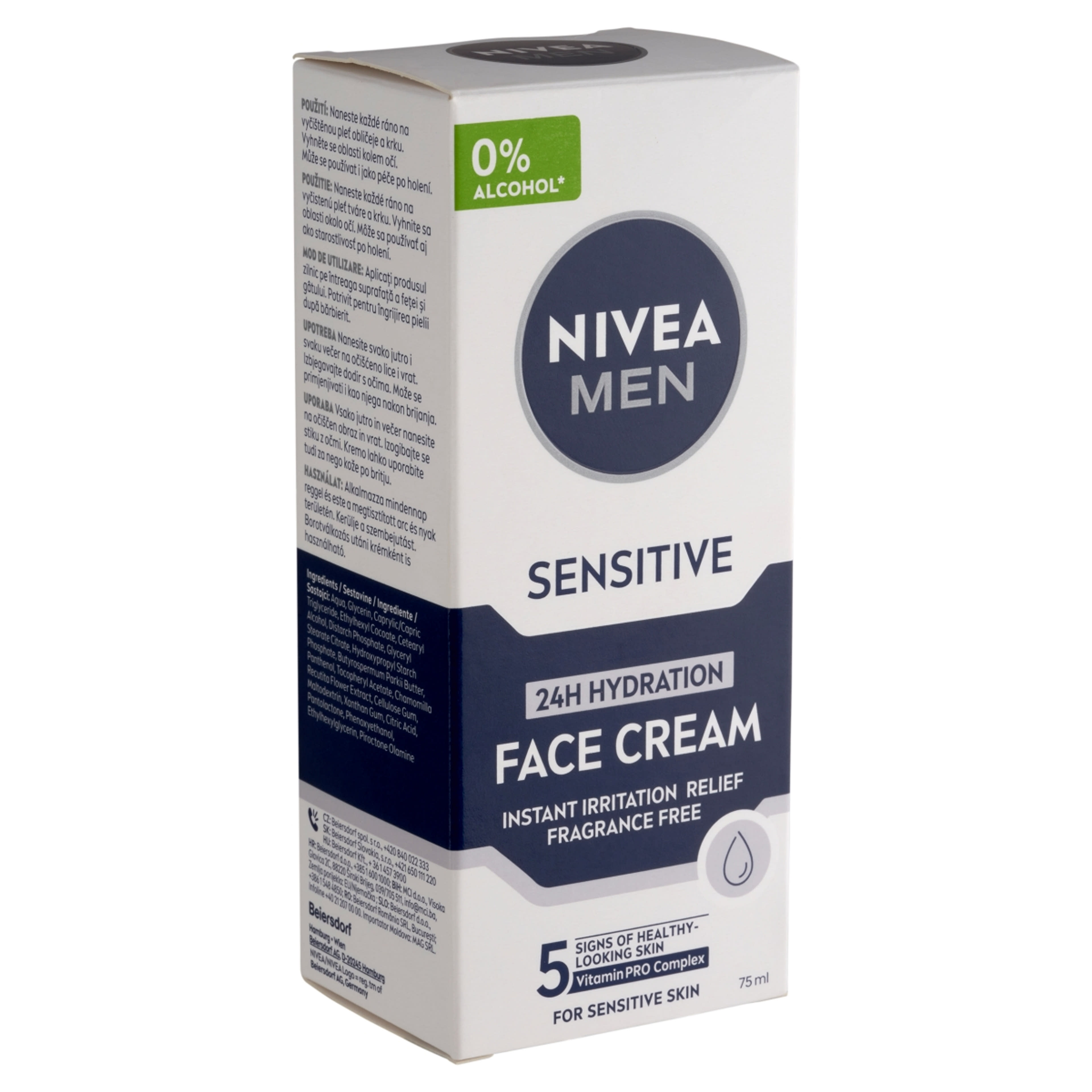 Nivea Men Sensitive hidratáló arckrém - 75 ml-4